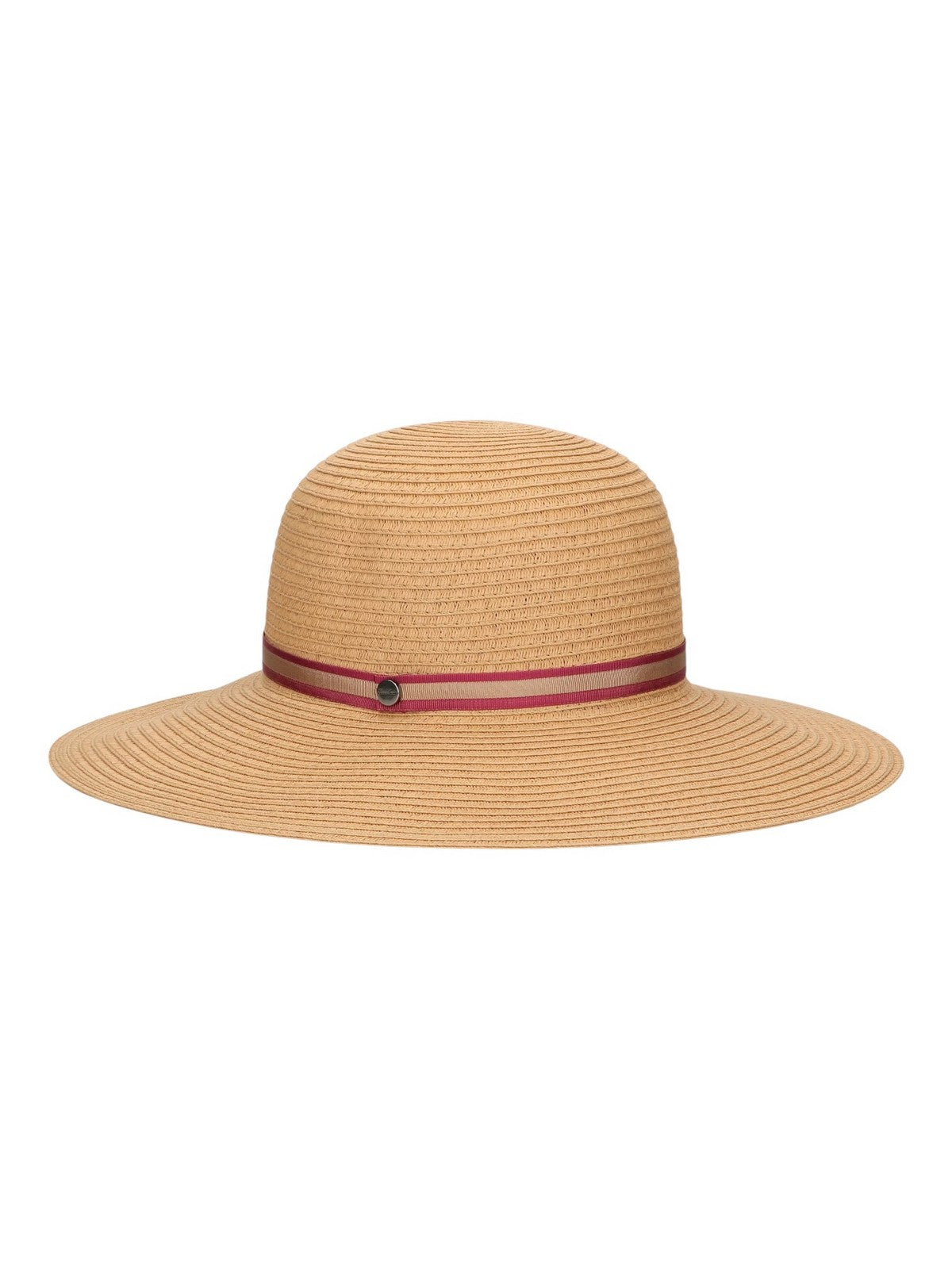 BORSALINO Cappello Donna 2194 04G1 Golden cinta a righe ciclamo/biber
