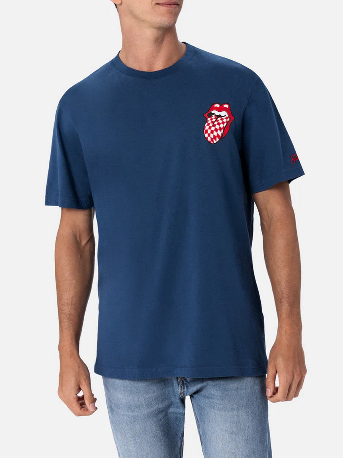 MC2 SAINT BARTH T-Shirt e Polo Uomo TSHIRT MAN 04266F Blu gioboutiqueweb