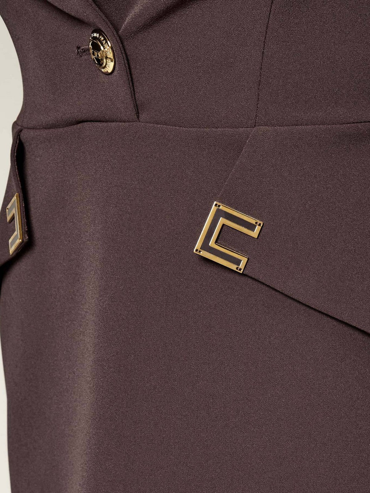 ELISABETTA FRANCHI Abito Donna AB92461E2 644 CACAO