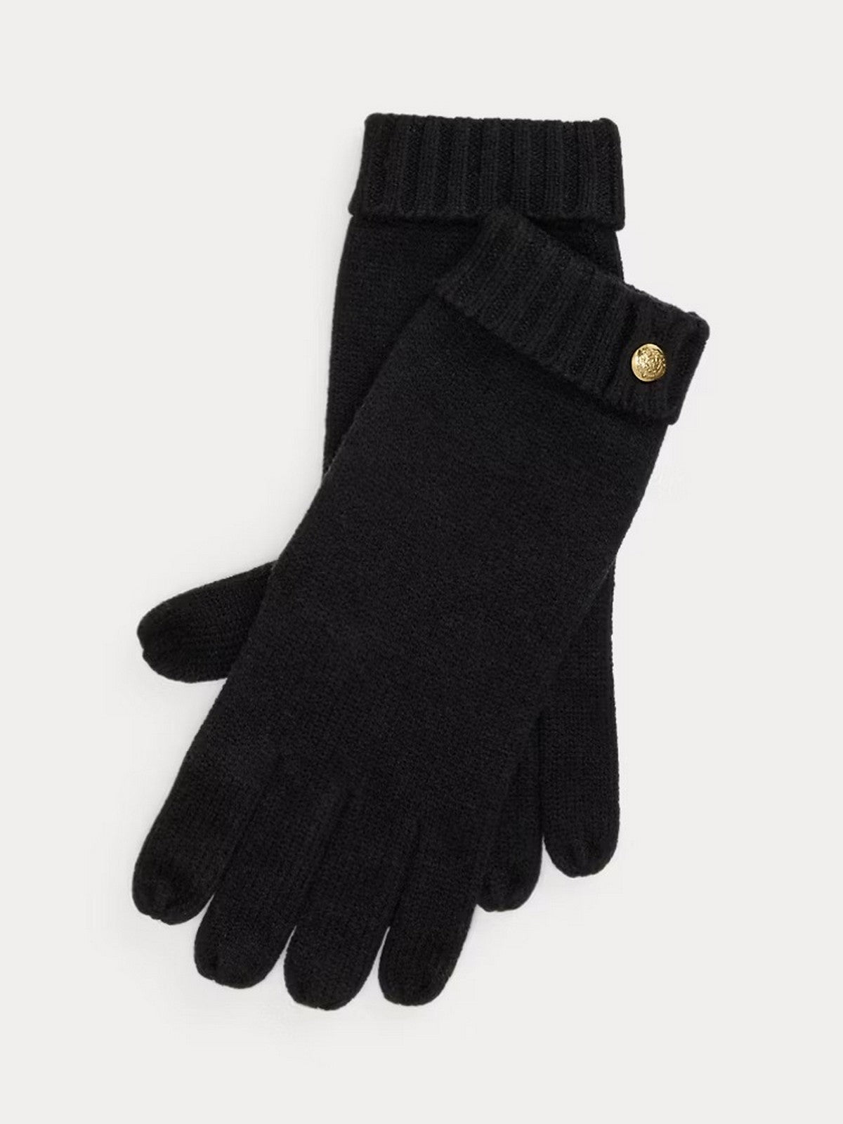 LAUREN RALPH LAUREN Guanti Donna CRST KNT GLV-GLOVE 454P04468 001 BLACK