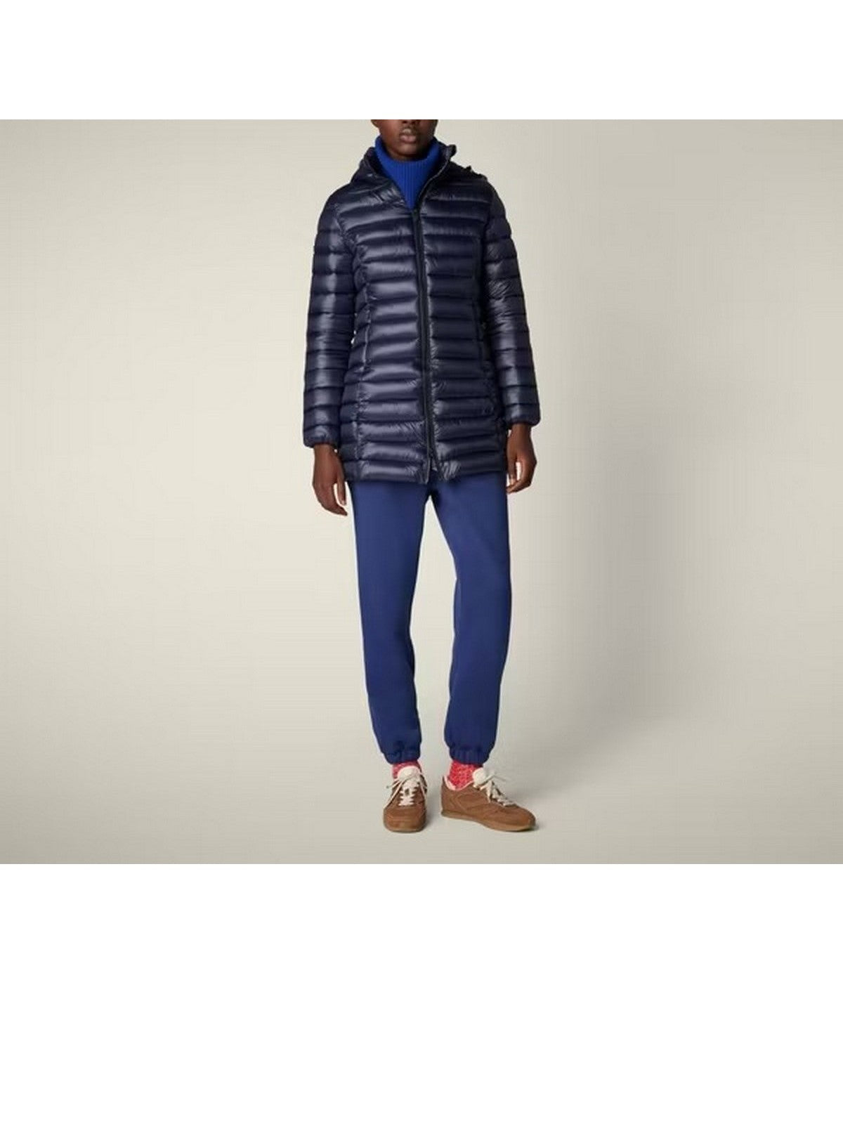 SAVE THE DUCK Cappotto Donna MIRI D47180W LOVY21 90010 BLUE BLACK