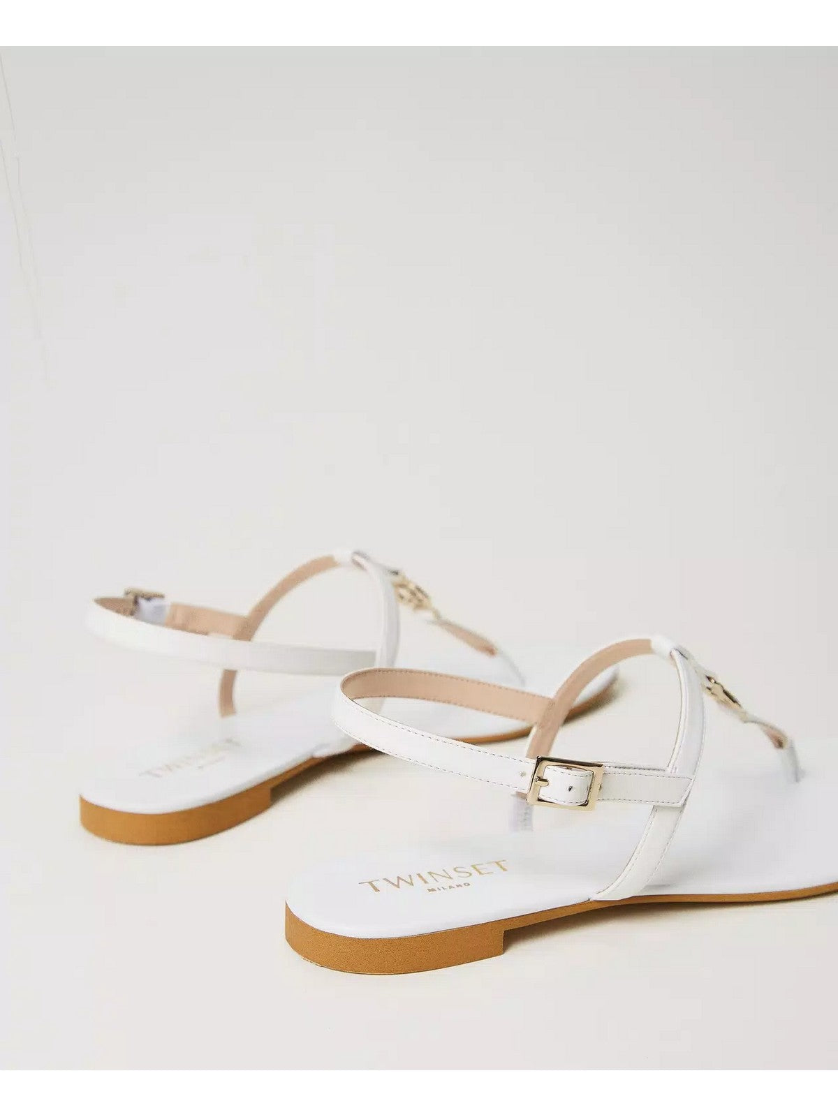 Twinset Sandalo Donna 241TCT100 00001 White