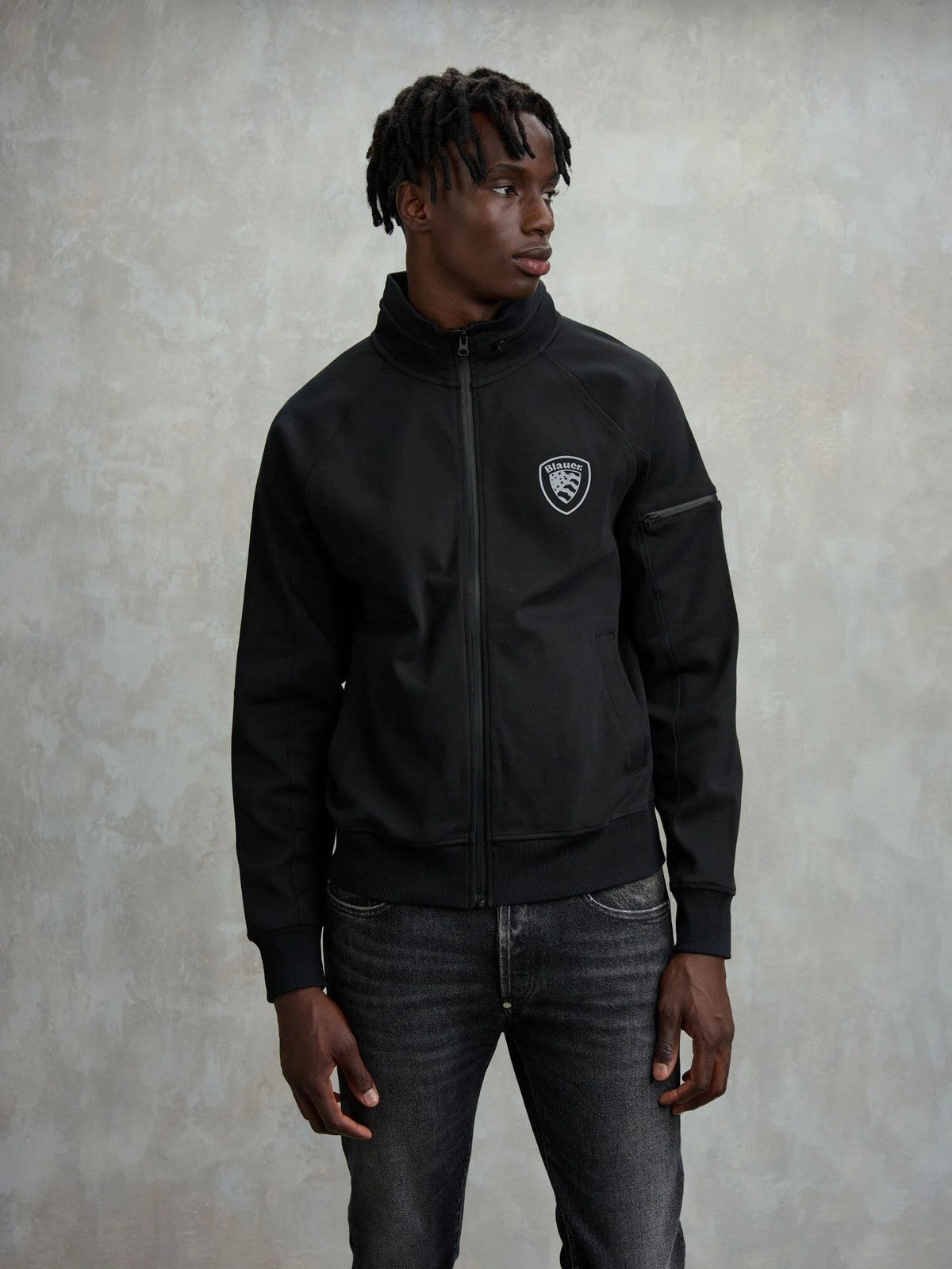 BLAUER Felpa Uomo NELSON 25WBLUF01228 007301 999 Nero