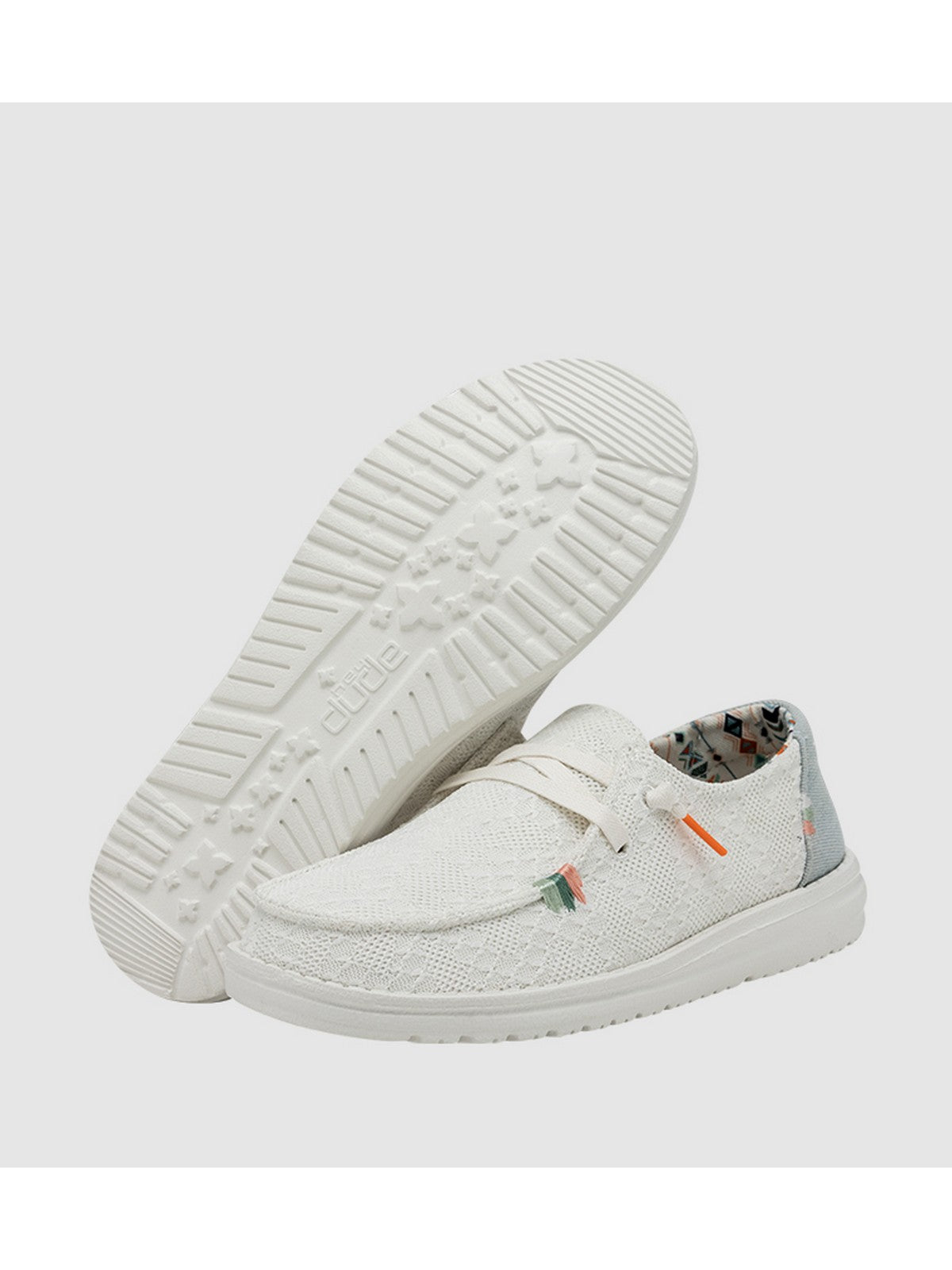 HEY DUDE Mocassino Donna Wendy Boho W HD.40054 1KF Bianco gioboutiqueweb