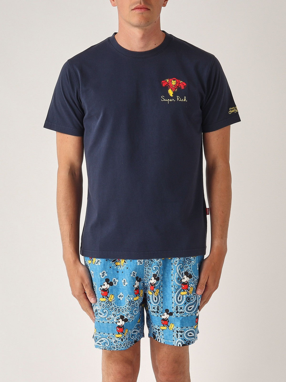MC2 SAINT BARTH T-shirt Uomo TSHIRT MAN 04965H IRON MAN FERRO 61 EMB gioboutiqueweb