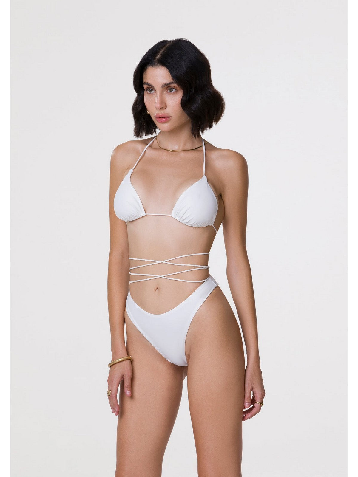 ME FUI Costume da bagno Donna MF24-0310WH Bianco gioboutiqueweb