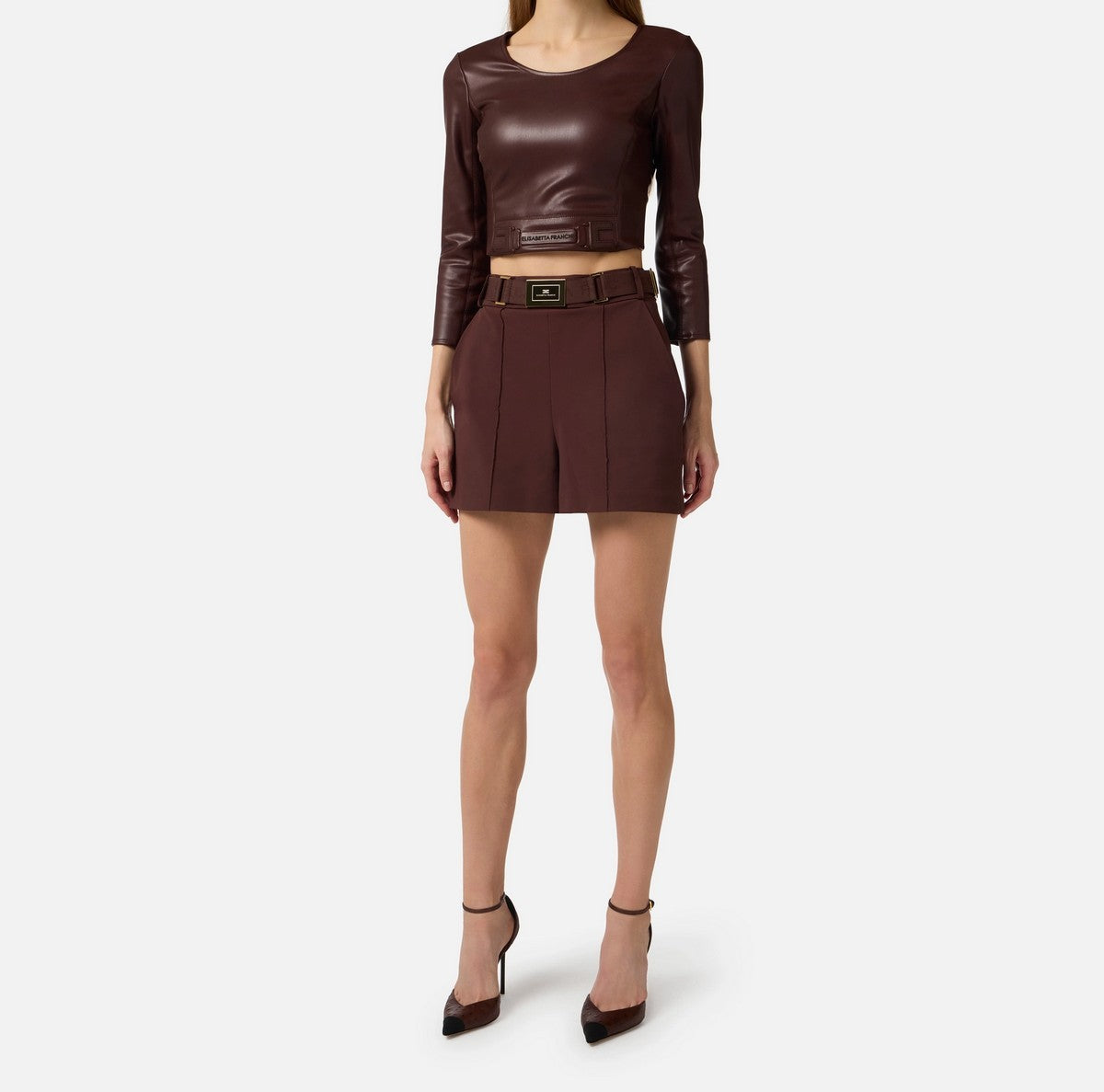ELISABETTA FRANCHI Pantalone Donna SH00861E2 644 CACAO