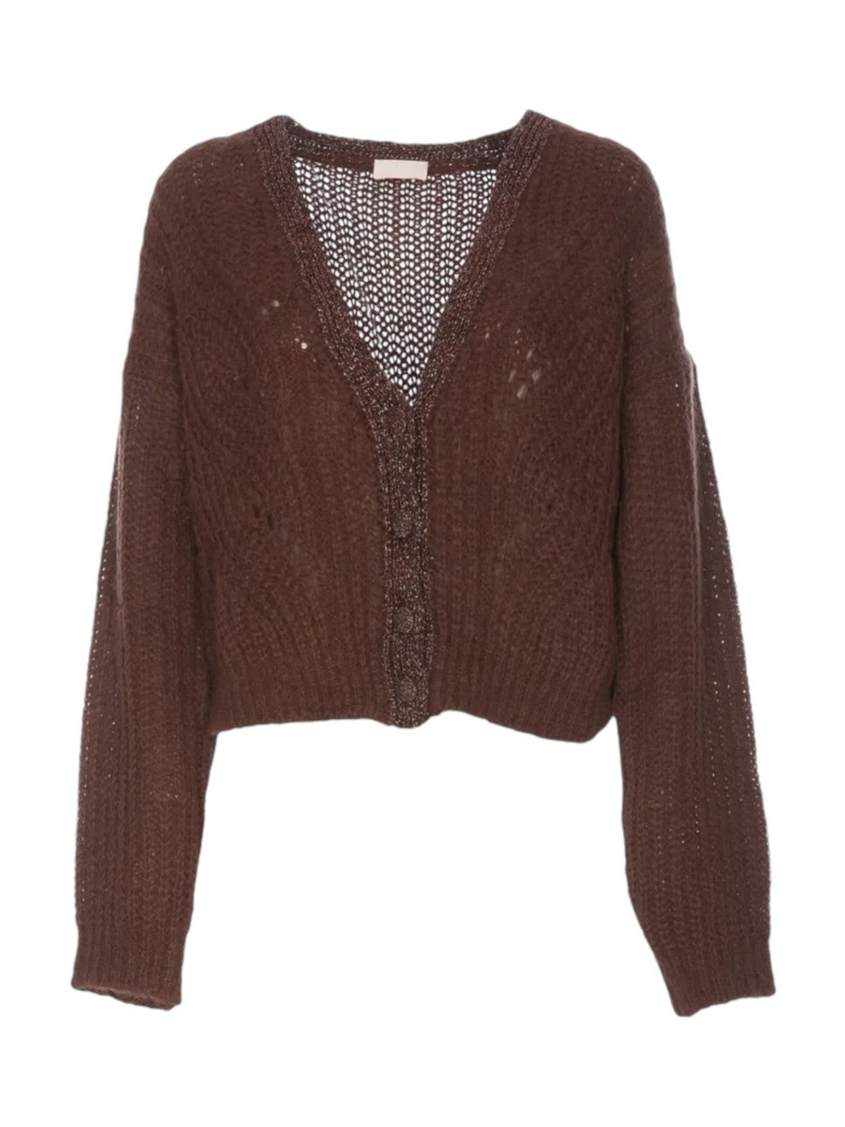 Liu Jo White Cardigan Woman WF4529MAG71 91218 brown