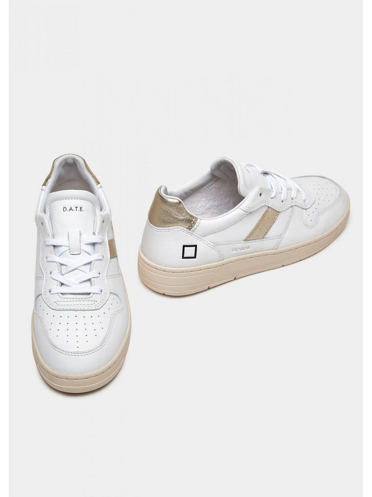 D.A.T.E. Sneaker Donna COURT 2.0 VINT W997-C2-VC-WM Bianco gioboutiqueweb