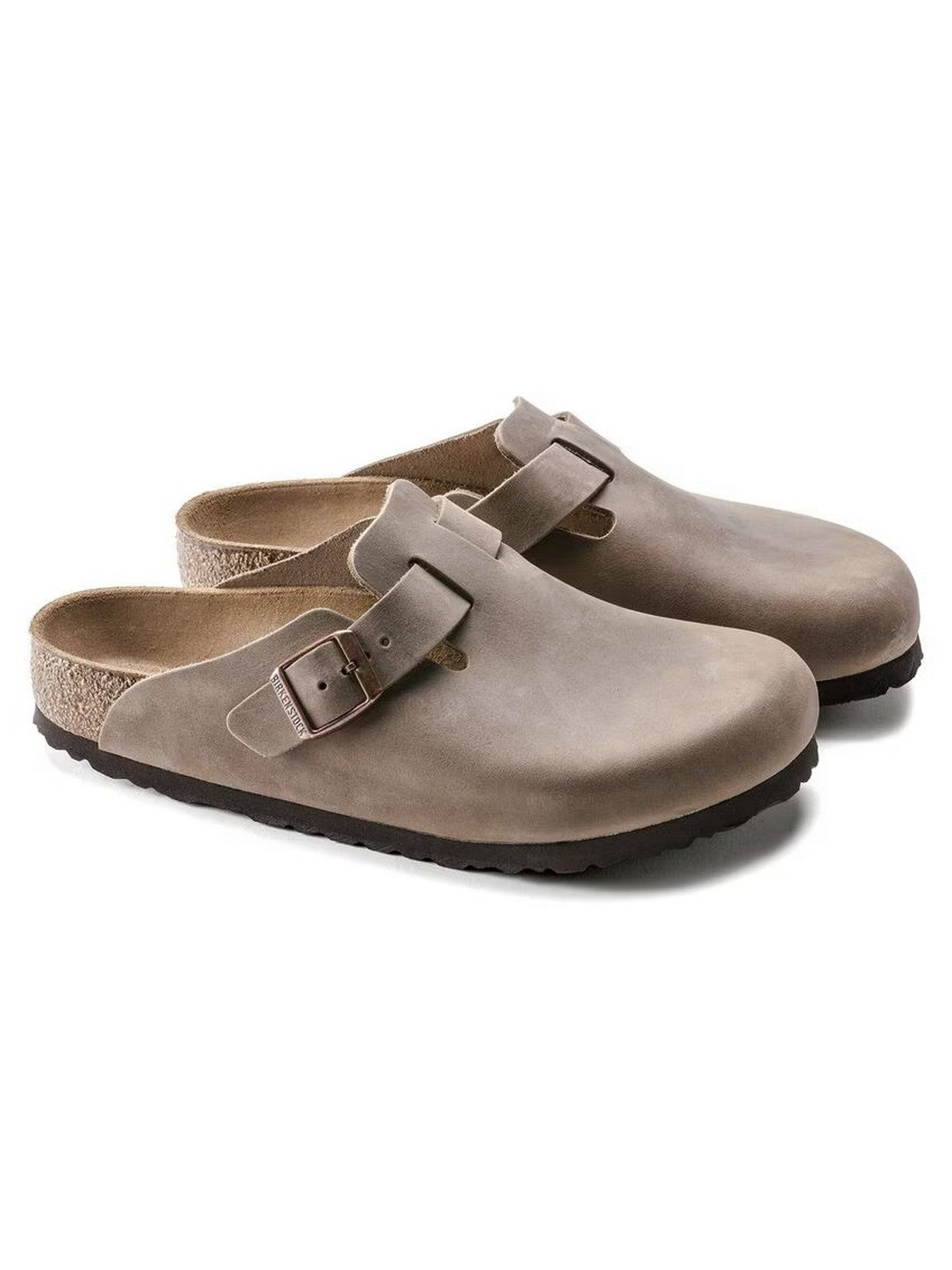 BIRKENSTOCK Sandalo Unisex adulto Boston tabacco brown, Oiled Leather 960813 Marrone gioboutiqueweb