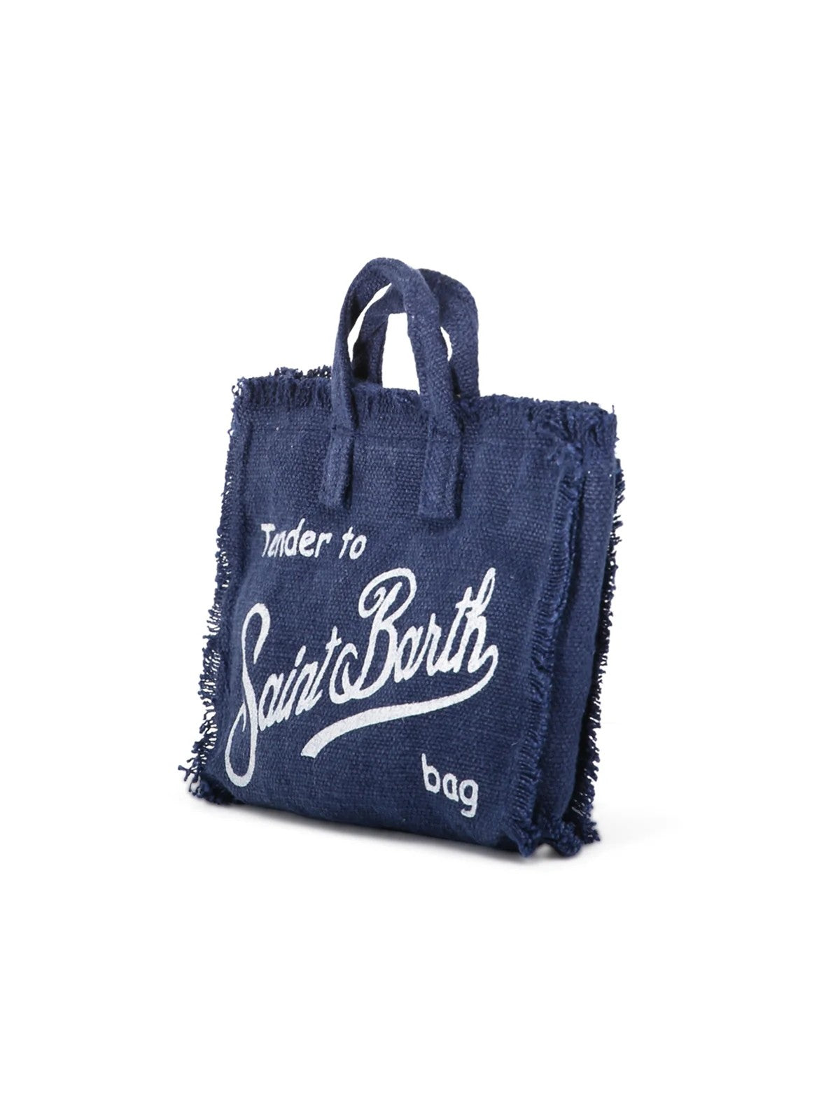 MC2 SAINT BARTH Pochette Donna PHONE BAG LINEN 01897H LINEN 61 BLUE NAVY