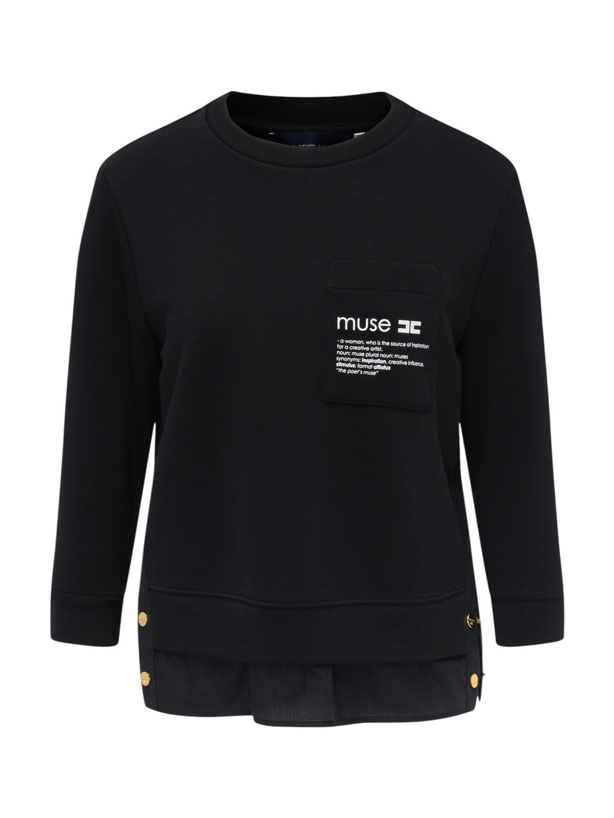 ELISABETTA FRANCHI Maglia Donna MD00656E2 110 Nero gioboutiqueweb