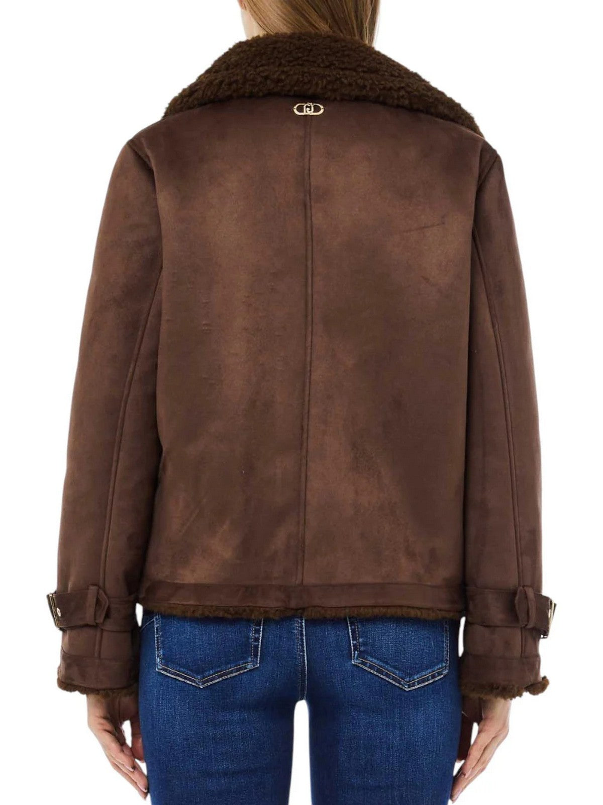 LIU JO WHITE Giubbino Donna MF5334E0911 90915 CIOCCOLATO