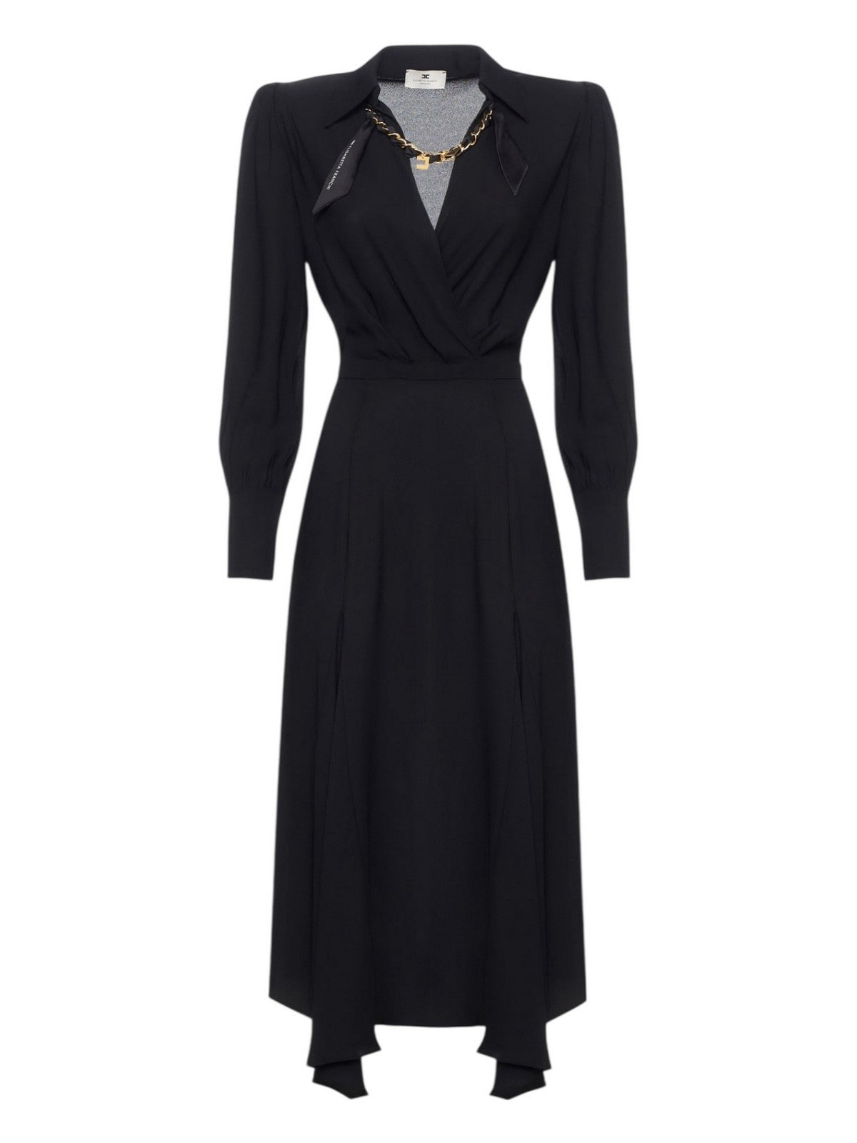 ELISABETTA FRANCHI Abito Donna AB86352E2-110 NERO gioboutiqueweb