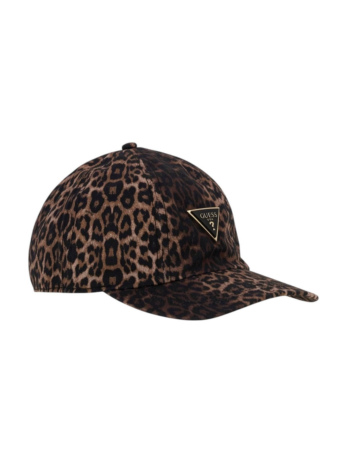 GUESS Cappello Donna PRINTED LEOPARD BASEBALL HAT AW5501 COT01 BRO BROWN