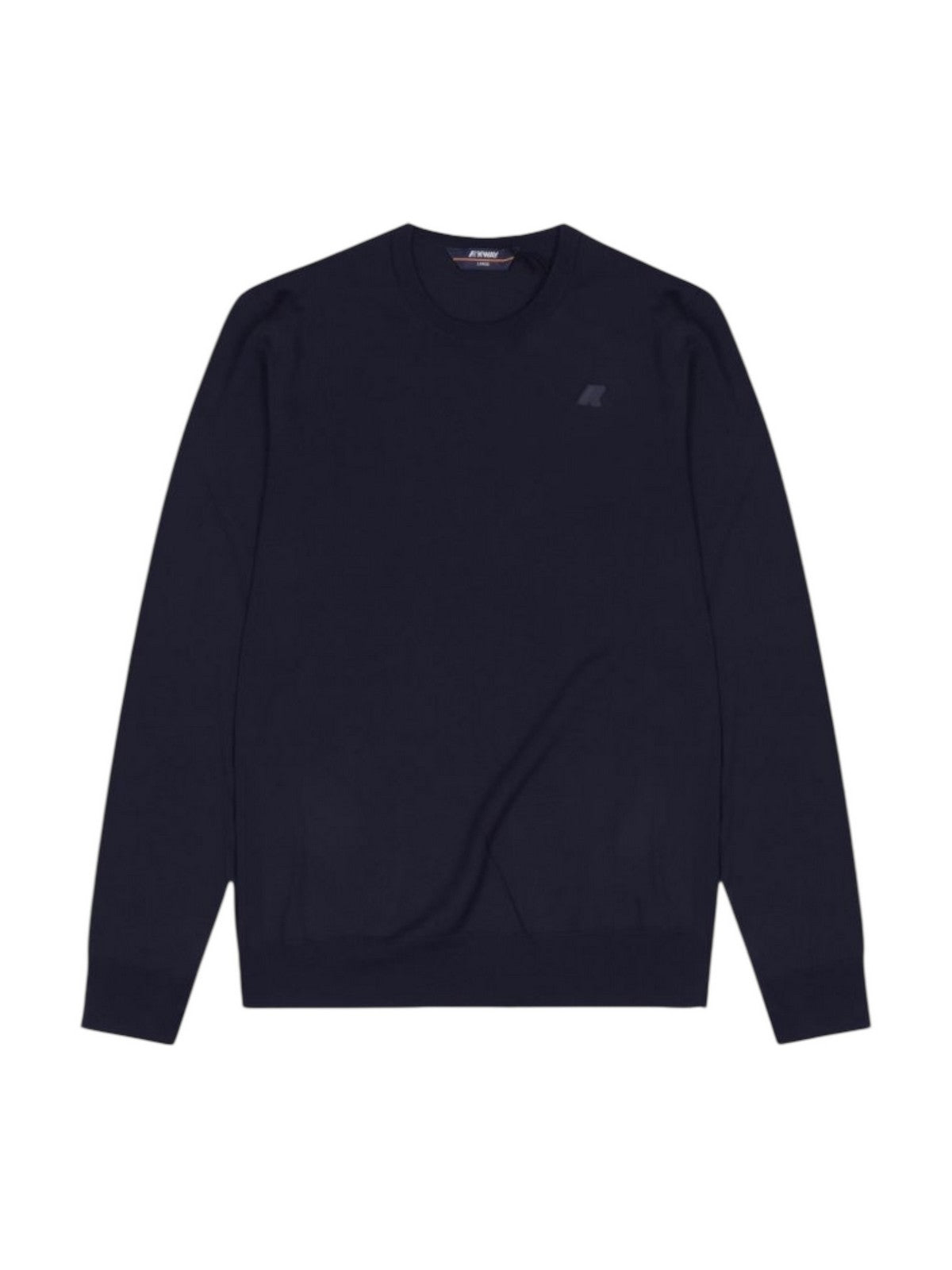 K-WAY Maglione Uomo Sebastien merino K2142EW K89 BLUE DEPTH gioboutiqueweb