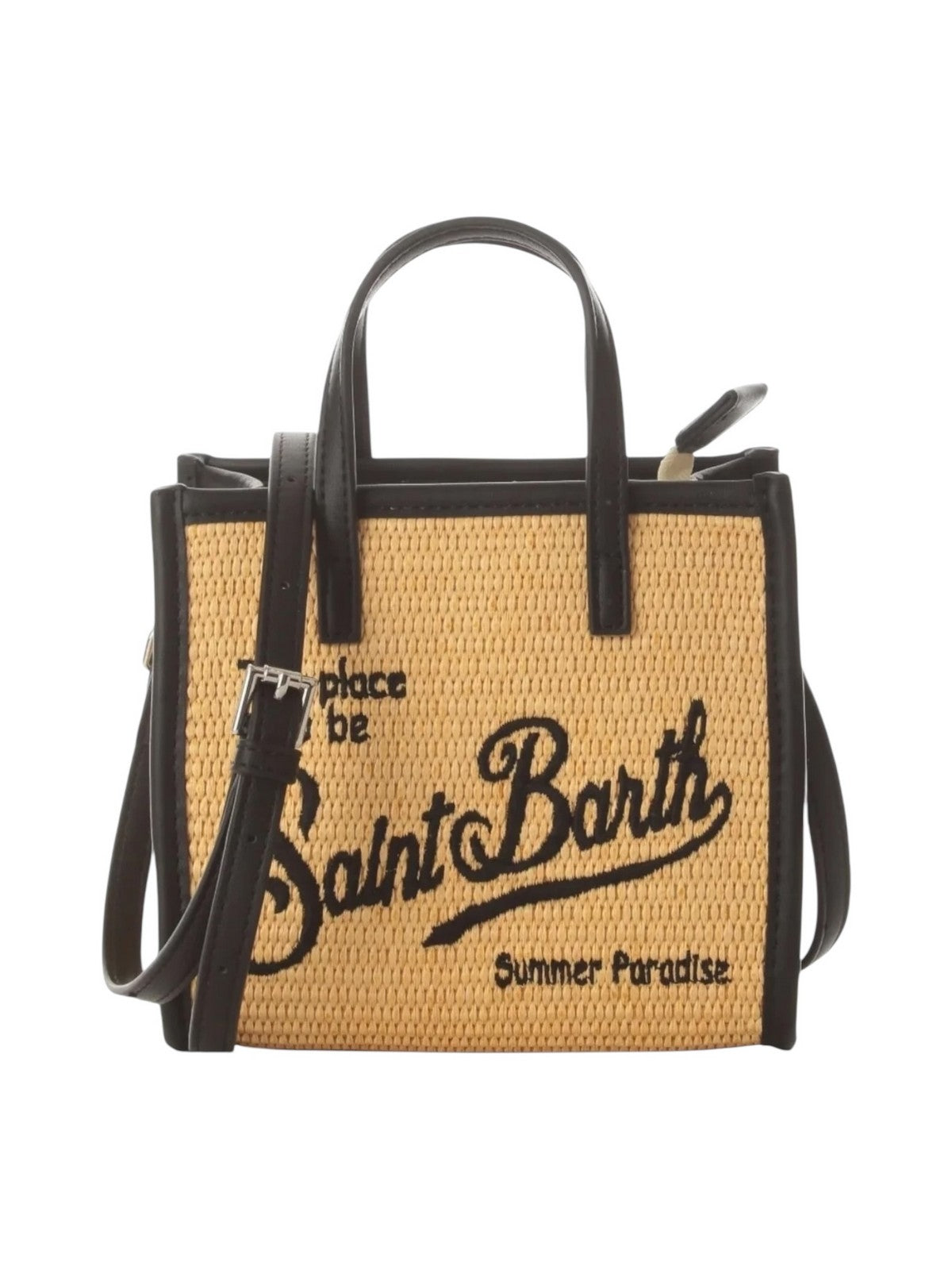 MC2 SAINT BARTH Borsa Donna VIVIAN MINI STRAW 03251H Beige gioboutiqueweb