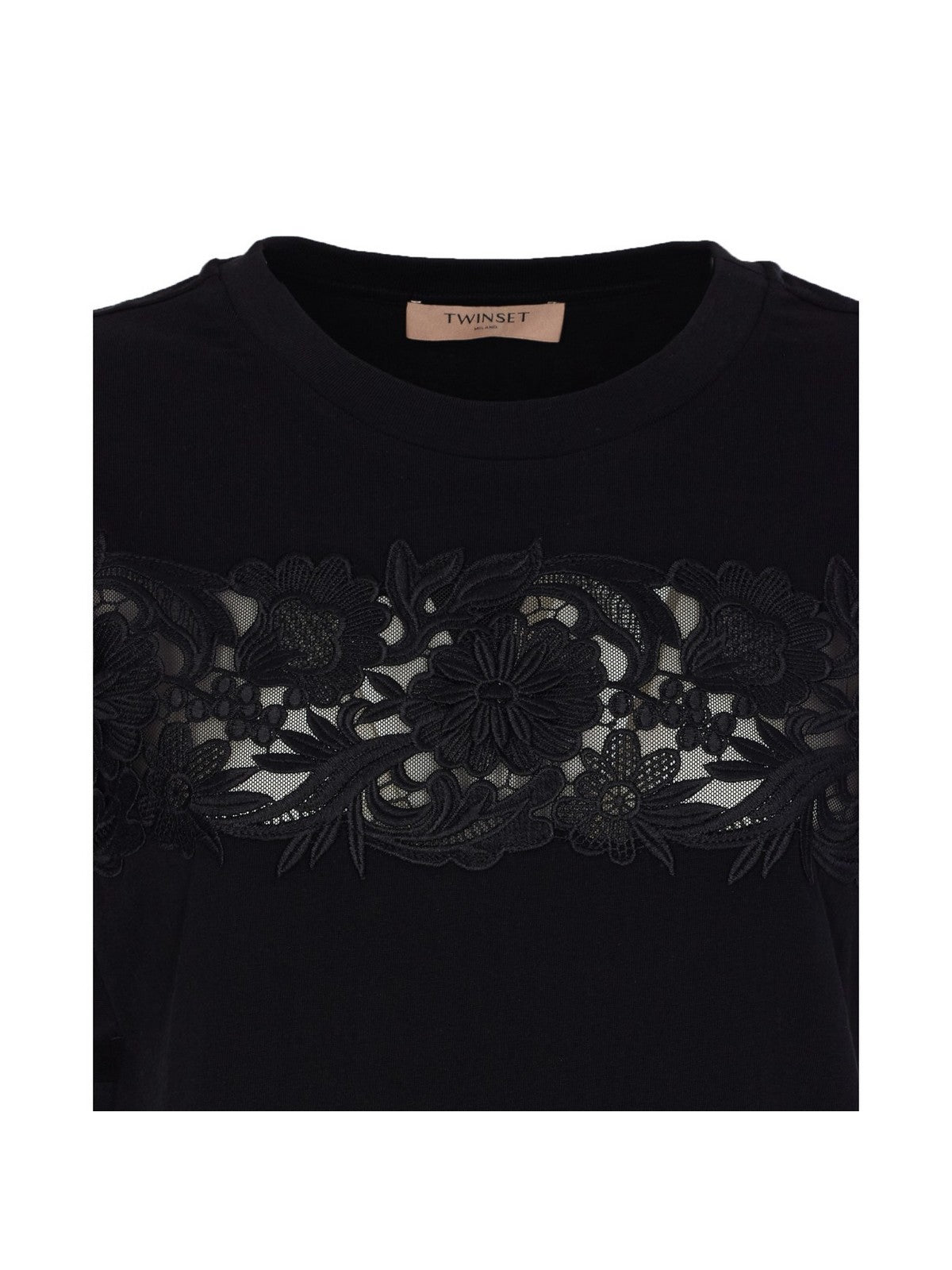 TWINSET T-shirt Donna 251TP2073 00006 Nero gioboutiqueweb