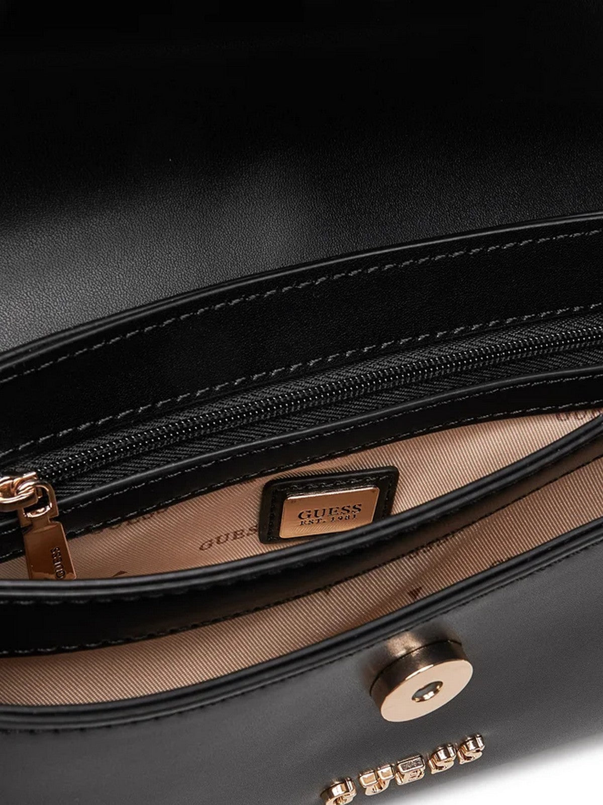 GUESS Borsa Donna QUEENSLAND TOP HANDLE FLAP HWVG96 55200 BLA BLACK