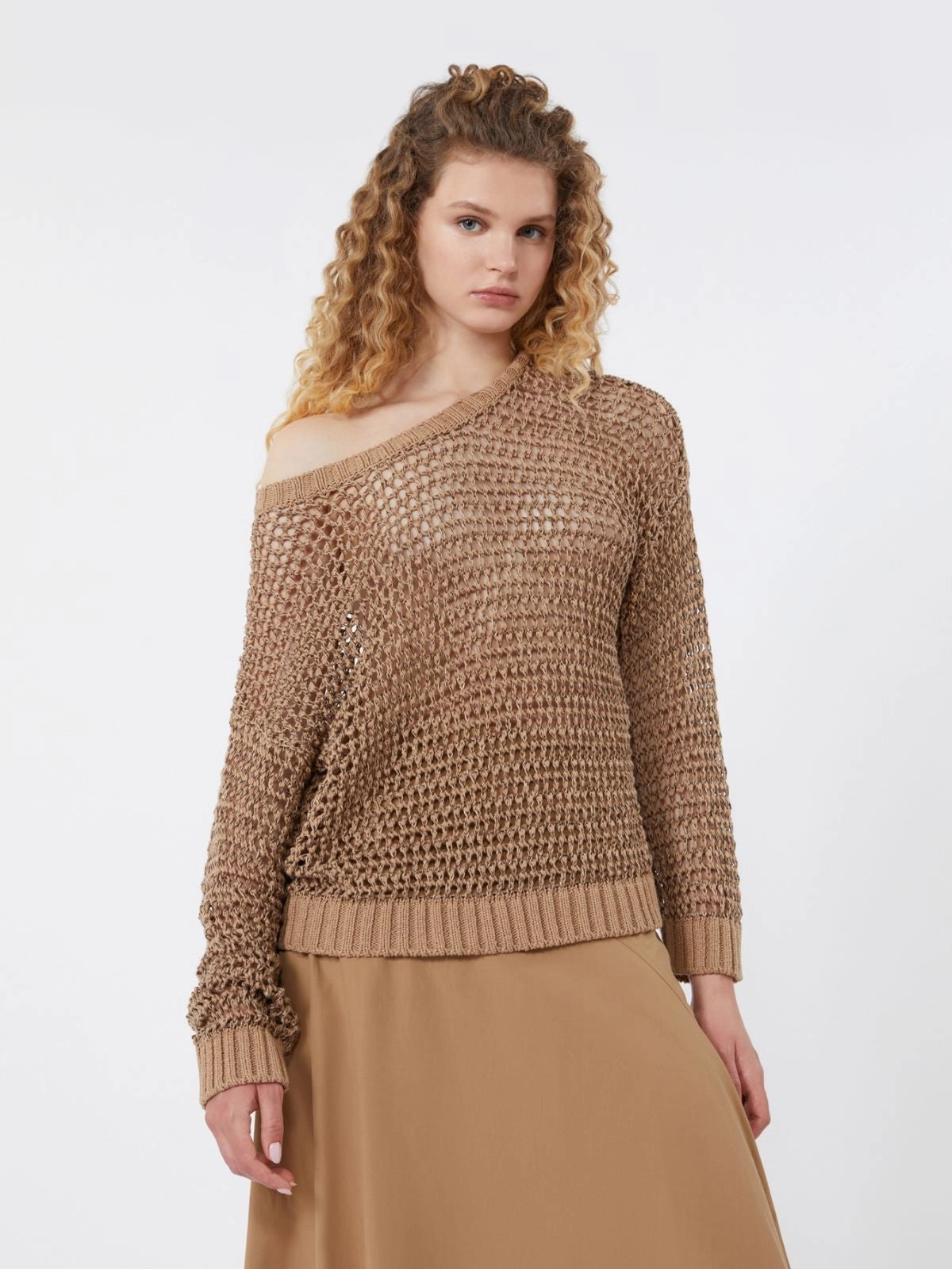 MAX MARA WEEKEND Maglia Donna WKDONIRICA 2615361152600 002 CUOIO