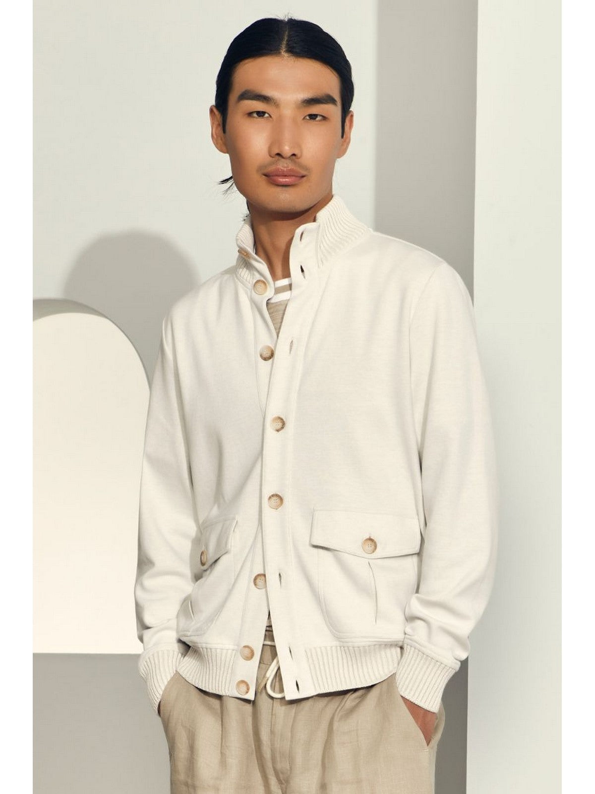 GRAN SASSO Giubbino Uomo 78152/76008 005 Bianco gioboutiqueweb