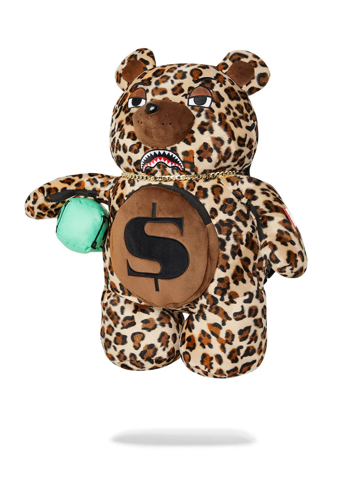 SPRAYGROUND Zaino Uomo LEOPARD MONEY BEAR BACKPACK 910B7282NSZ MACULATO