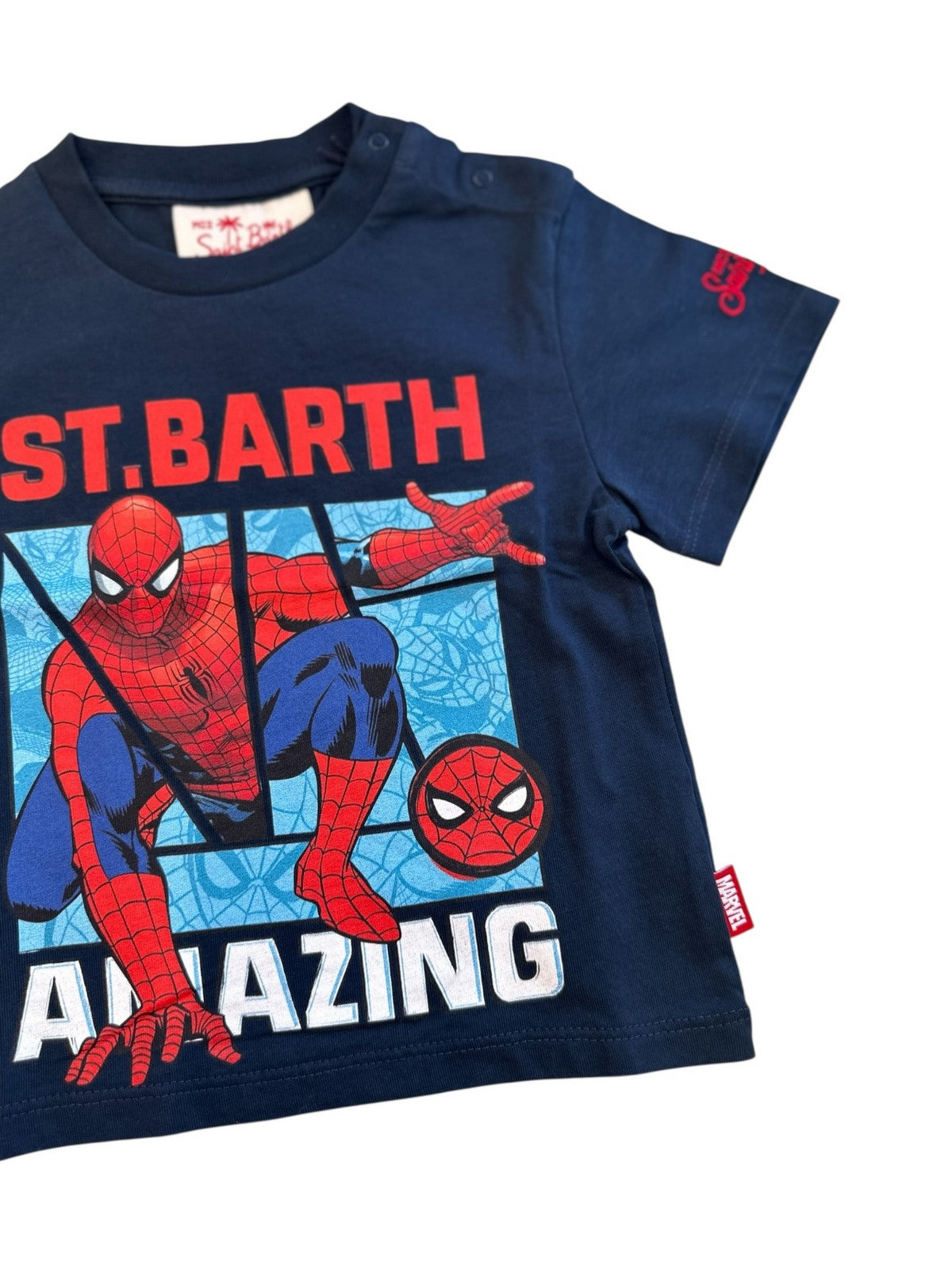 MC2 SAINT BARTH T-shirt Bambini e ragazzi TSHIRT BOY 03436H SPIDER COMIC 61