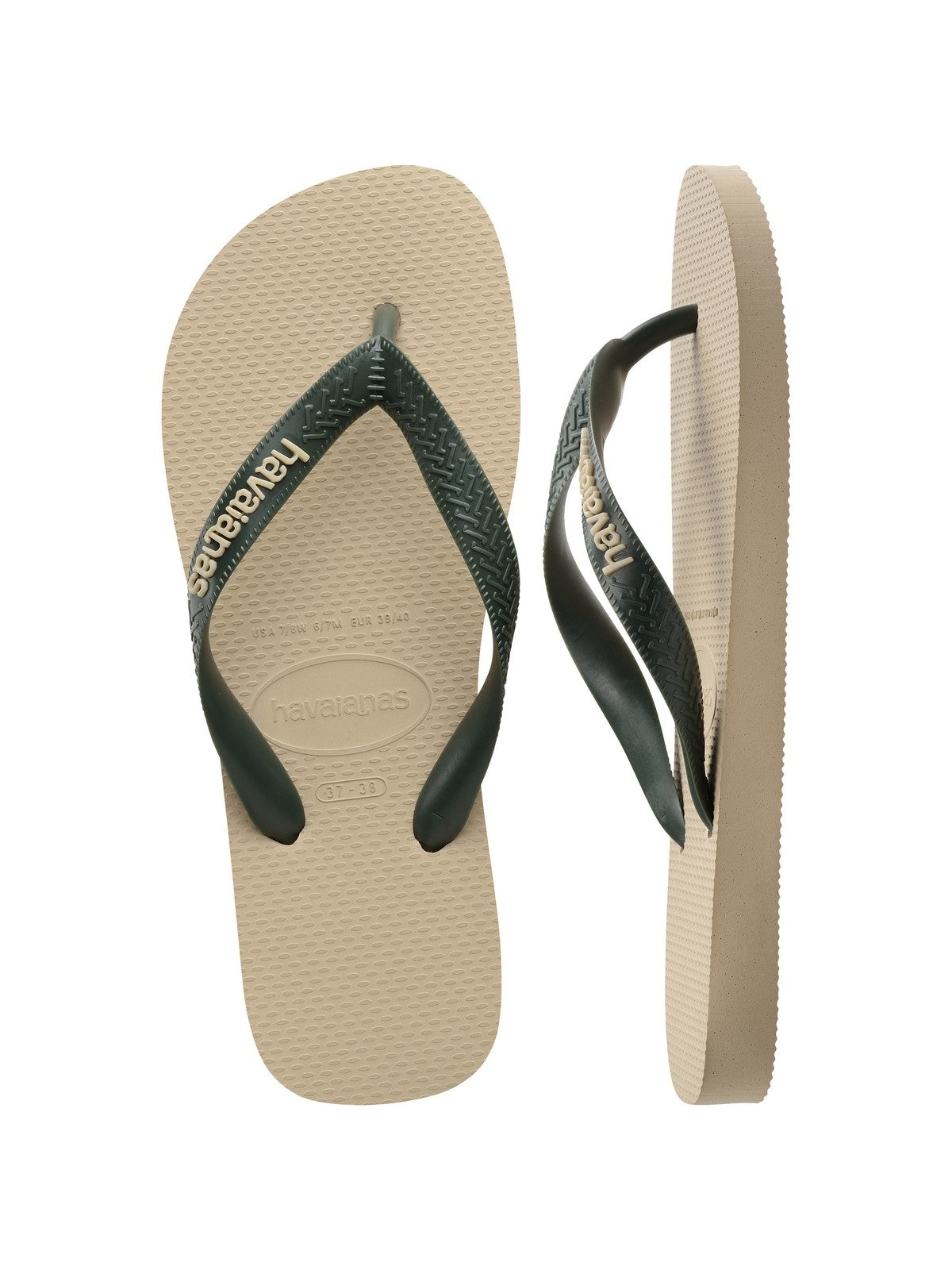 HAVAIANAS Infradito Uomo Hav. Logo pop up 4147522.0154 Beige gioboutiqueweb