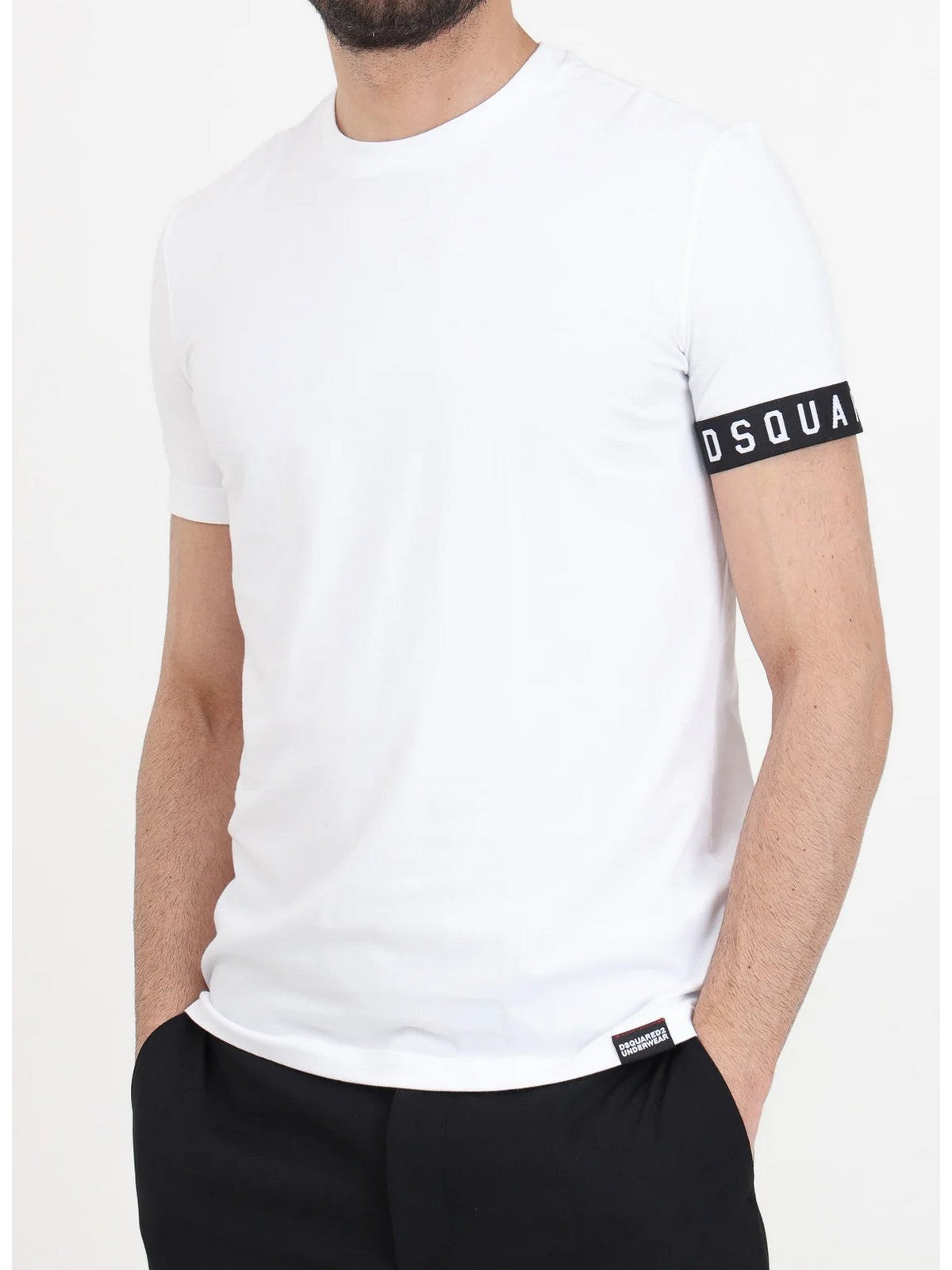 DSQUARED2 T-Shirt e Polo Uomo D9M3S540 110 Bianco gioboutiqueweb