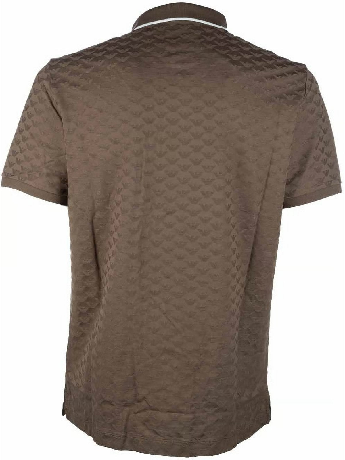 EMPORIO ARMANI Polo Uomo 8N1FP0 1JHWZ U6195 CHOCOLATE CHIP gioboutiqueweb