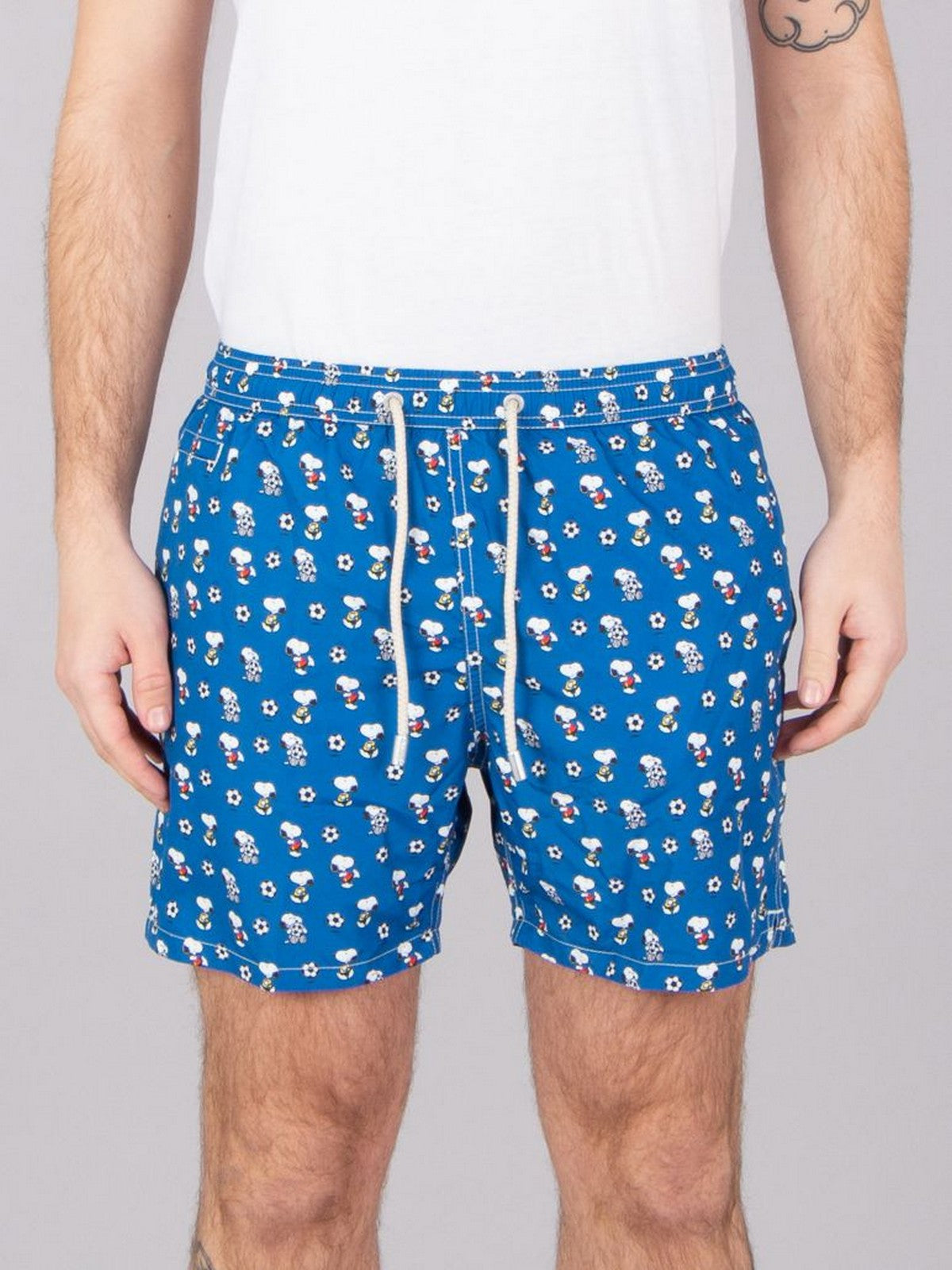 MC2 SAINT BARTH Costume da bagno Uomo LIGHTING MICRO FANTASY 01101H SNOOPY SOCCER PLAY 61 gioboutiqueweb