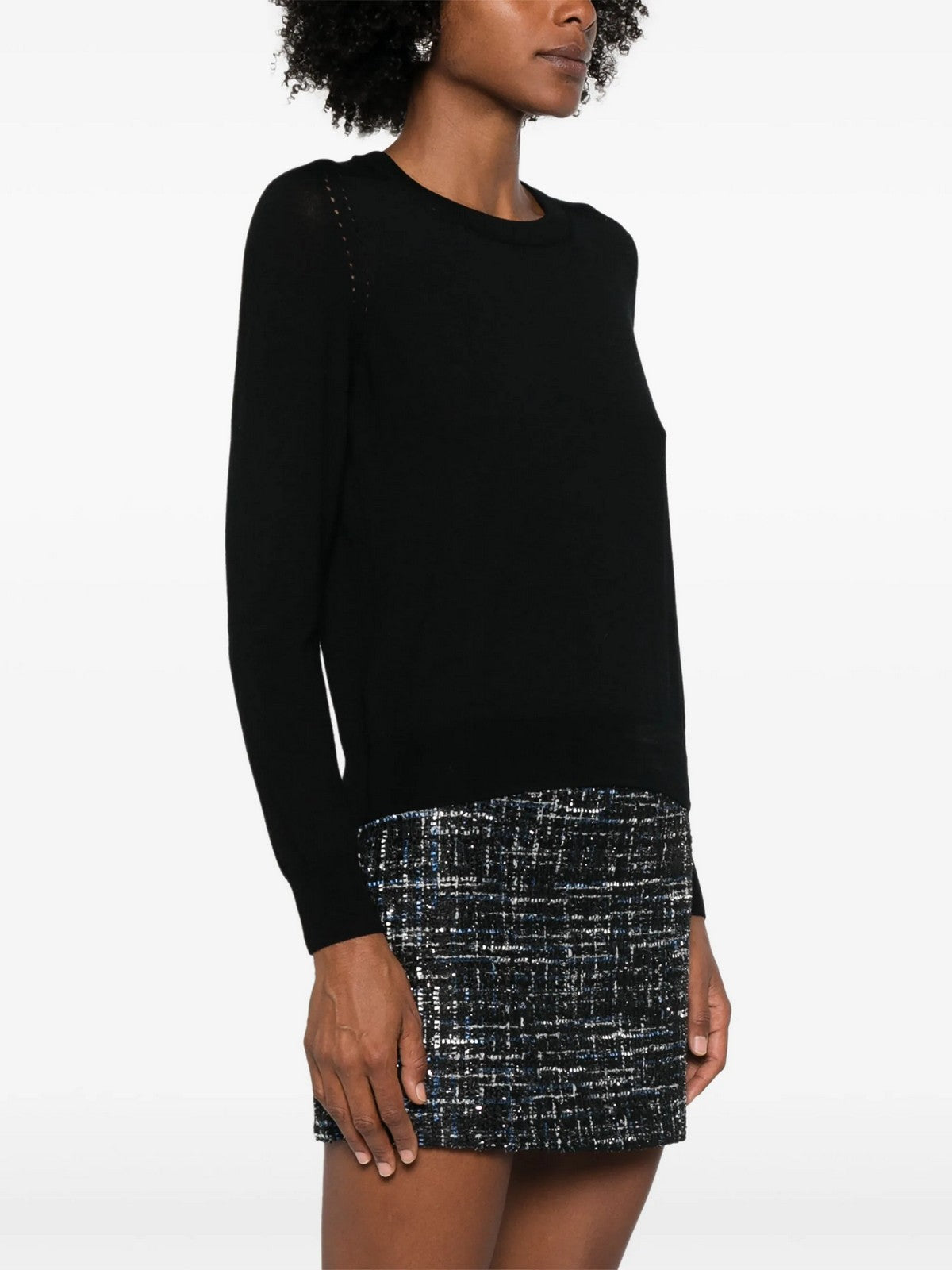 LIU JO BLACK Maglia Donna CF4484MA82O 22222 Nero gioboutiqueweb