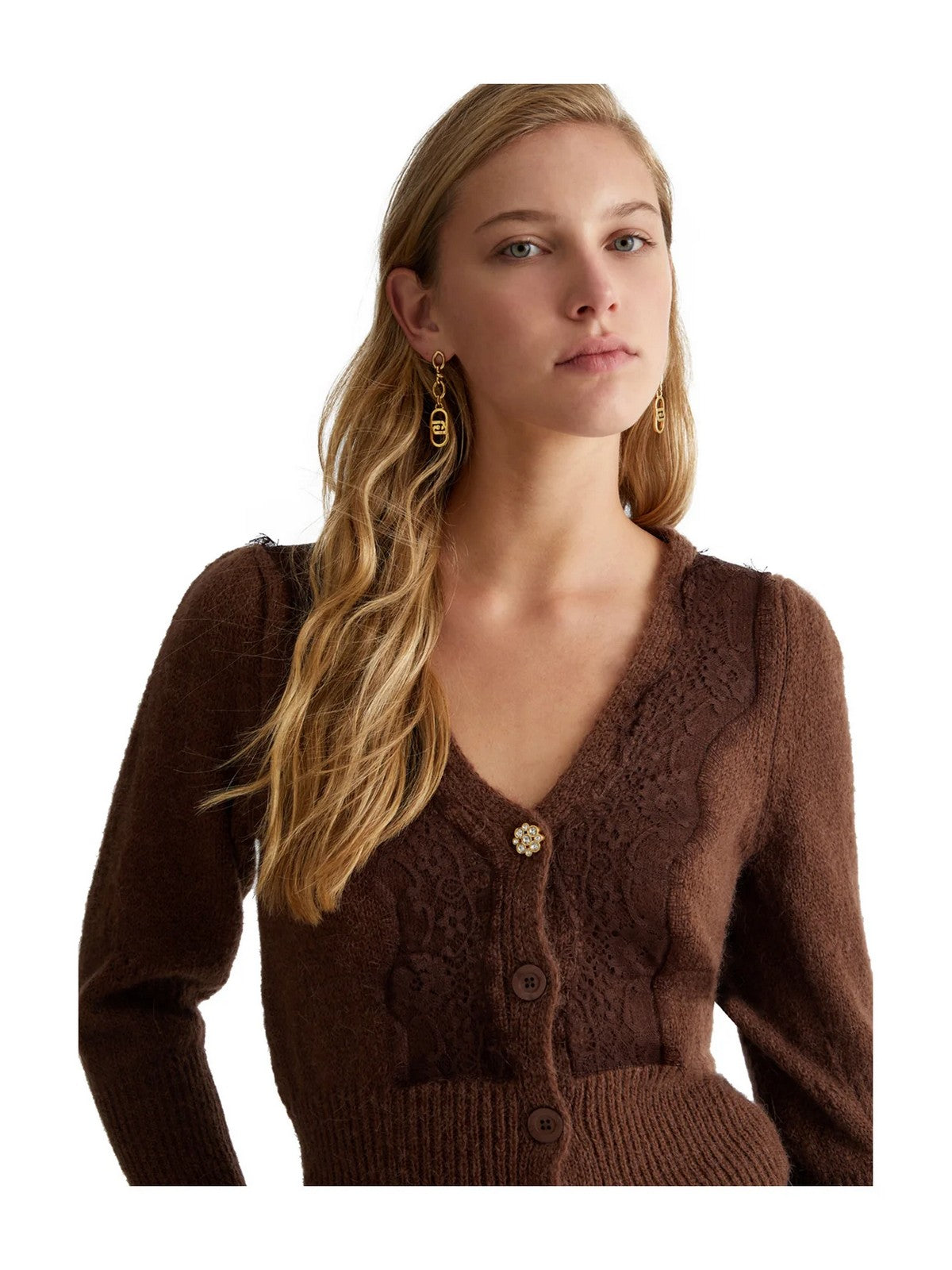 LIU JO WHITE Maglieria Donna WF4331MAG71 91218 Marrone