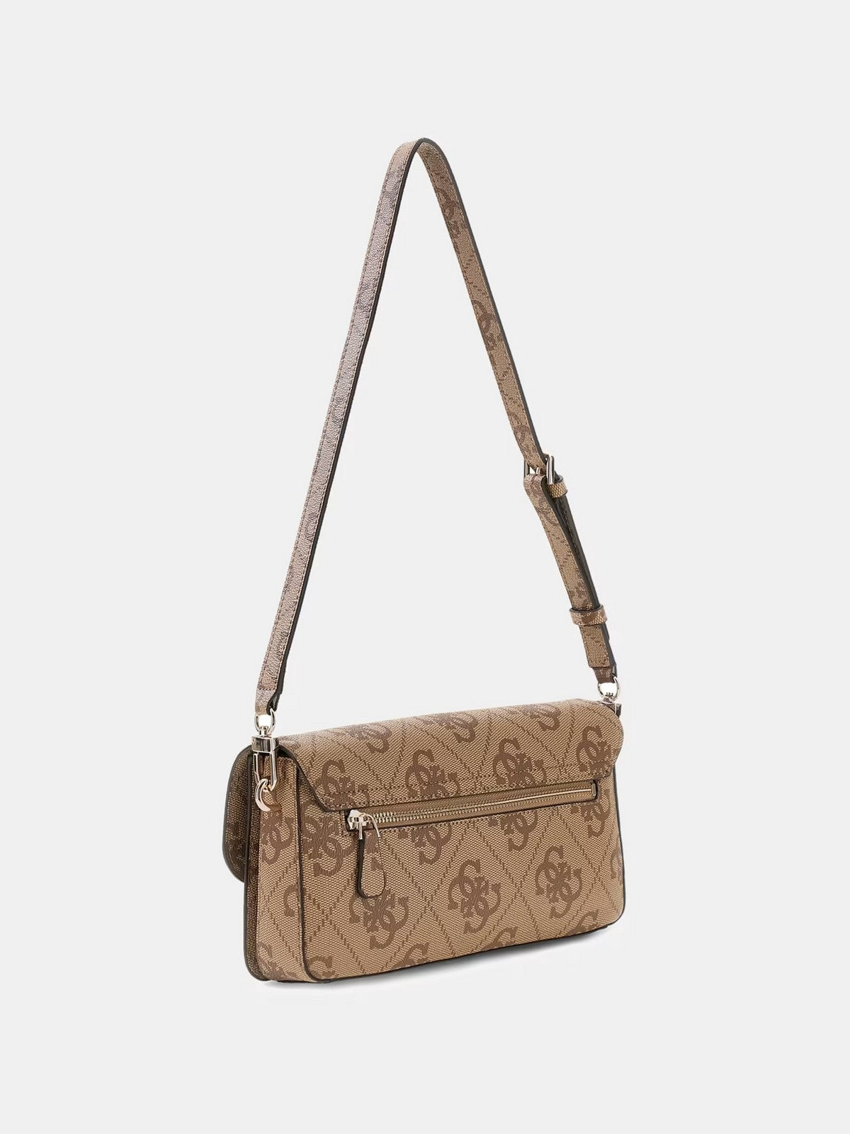 GUESS Borsa Donna SADIE FLAP SHOULDER BAG HWOS81 18190 LTL LATTE LOGO
