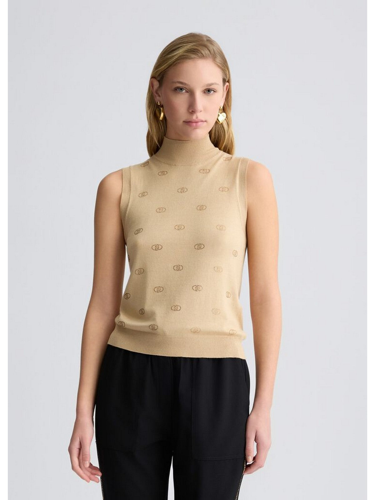 LIU JO WHITE Top Donna WA5054MS49I 60920 Beige