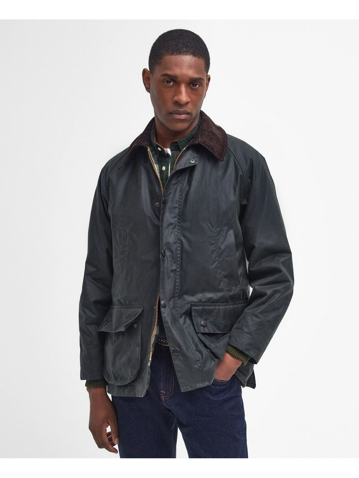 BARBOUR Giubbino Uomo Bedale MWX0018 SG91 Blu gioboutiqueweb