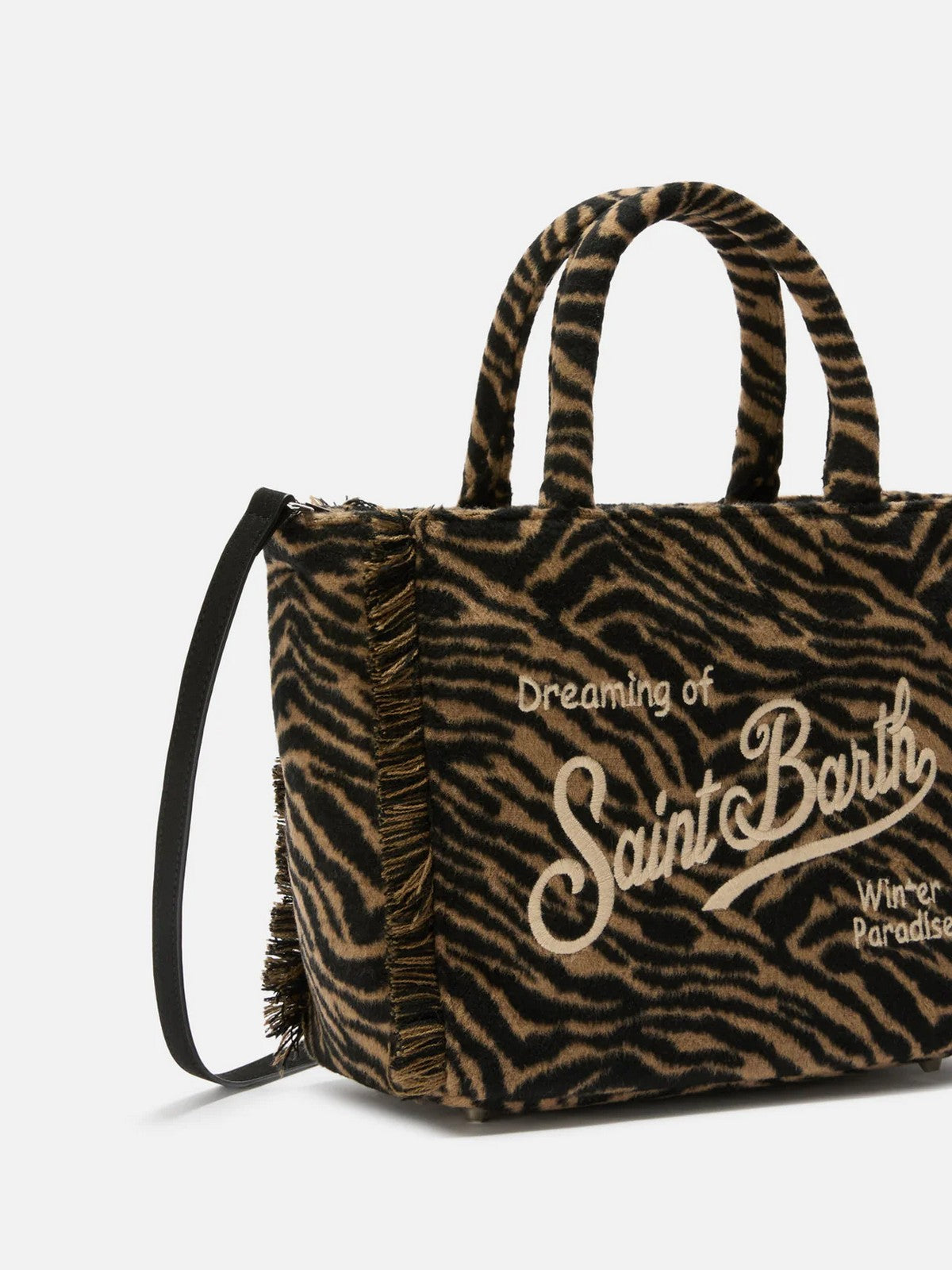 MC2 SAINT BARTH Borsa Donna COLETTE FELT 01322I ZEBRA 18 EMB