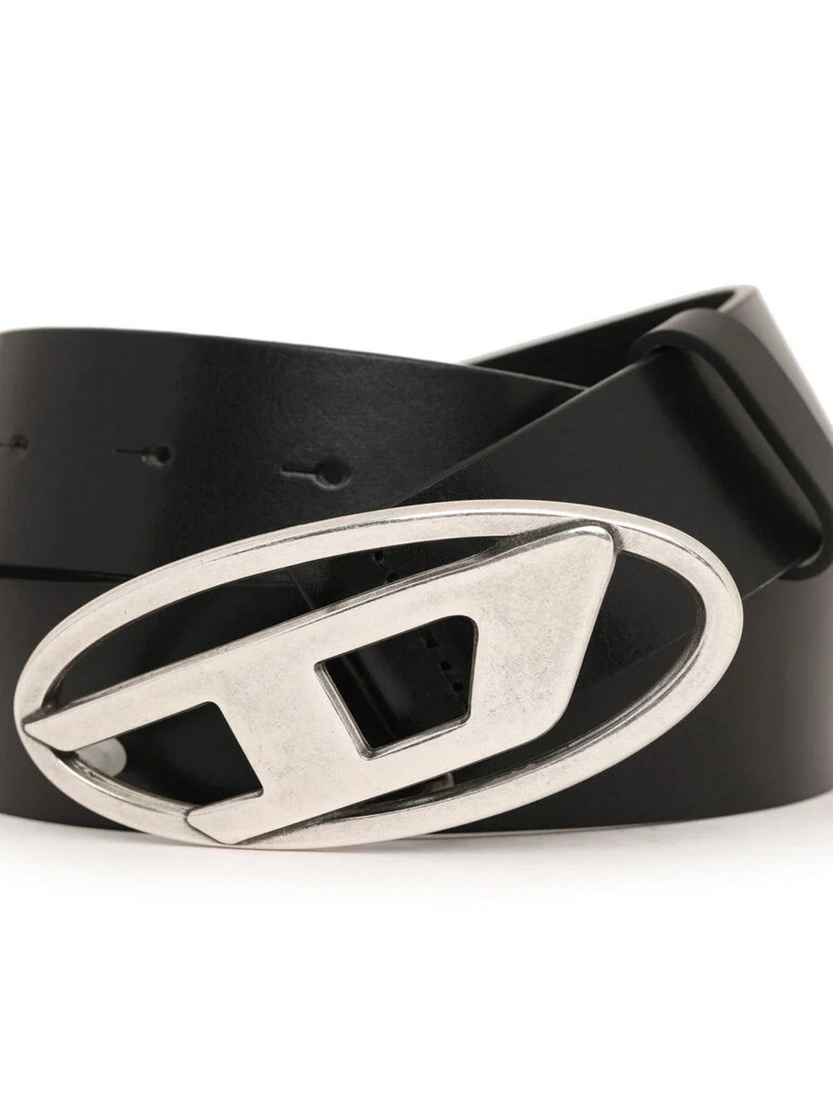 DIESEL Cintura Uomo OVAL D LOGO B-1DR BELT X08516 PR666 T8013 001 - BLACK