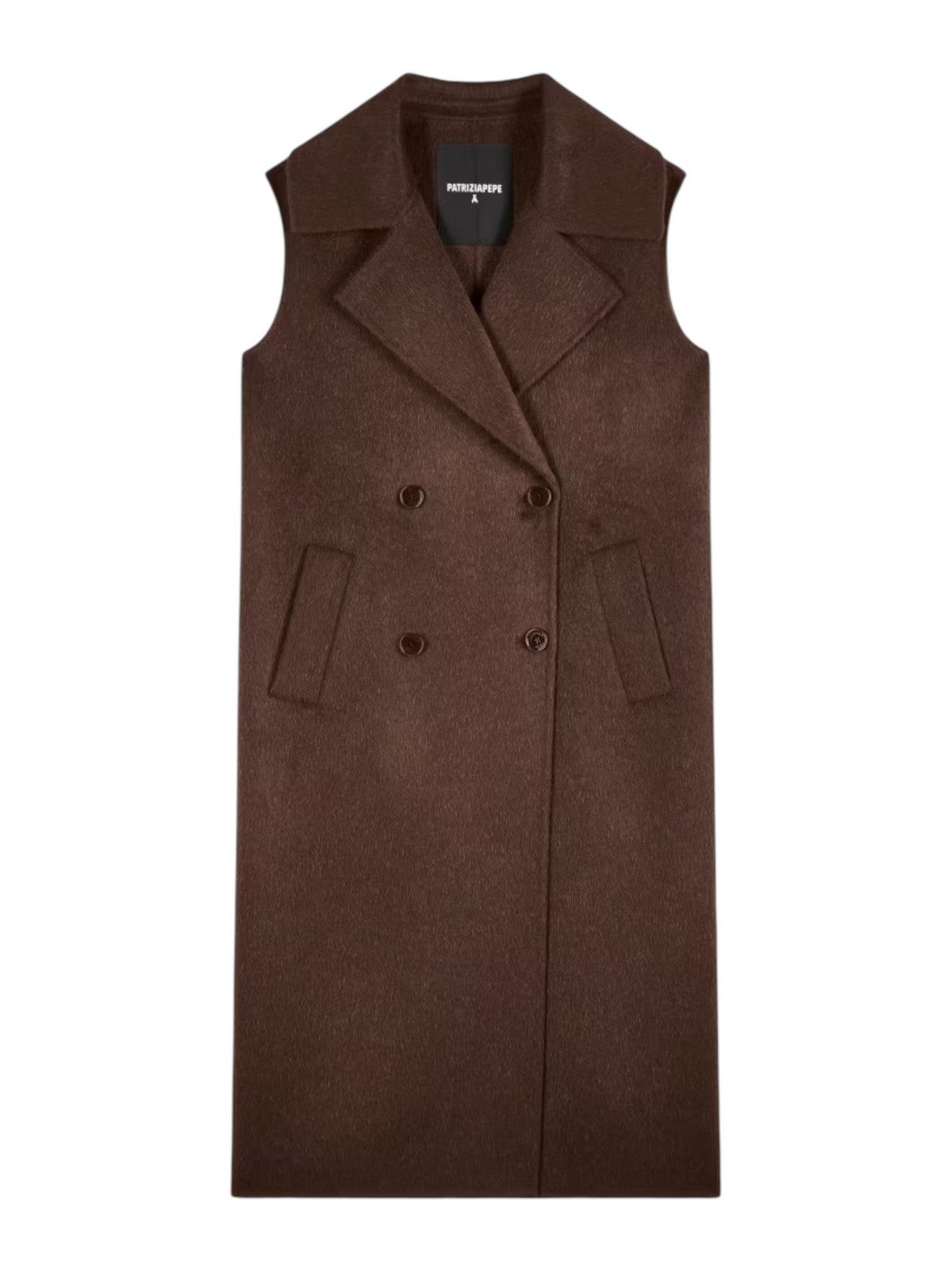 PATRIZIA PEPE Cappotto Donna 8O0189 A610 B834 EARTH BROWN