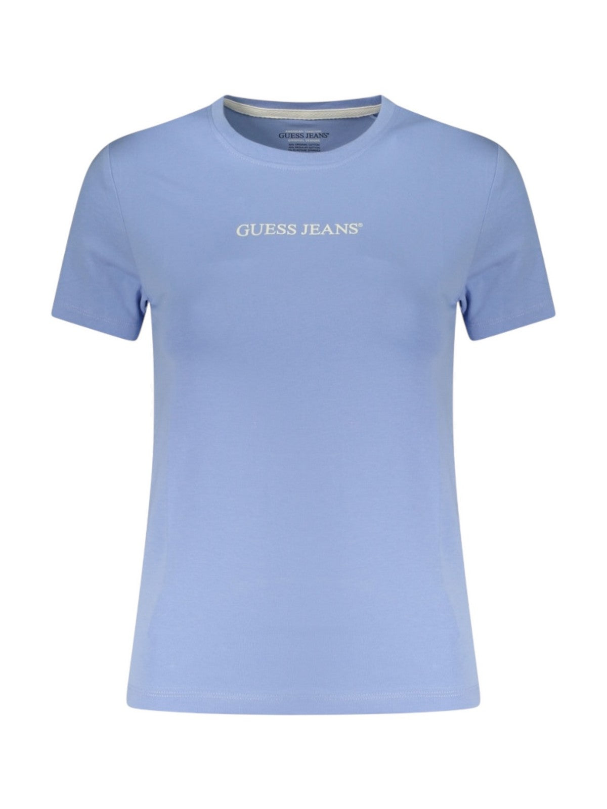 GUESS T-shirt Donna GJ SS CN SLIM LOGO PRINT TEE W4YI01 J1314 G7CP FRESH ZENDY BLUE gioboutiqueweb