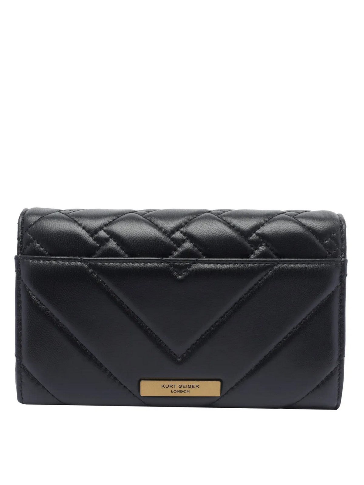 KURT GEIGER Borsa Donna KENSINGTON CHAIN WALLET 0648300109 BLACK BLACK gioboutiqueweb