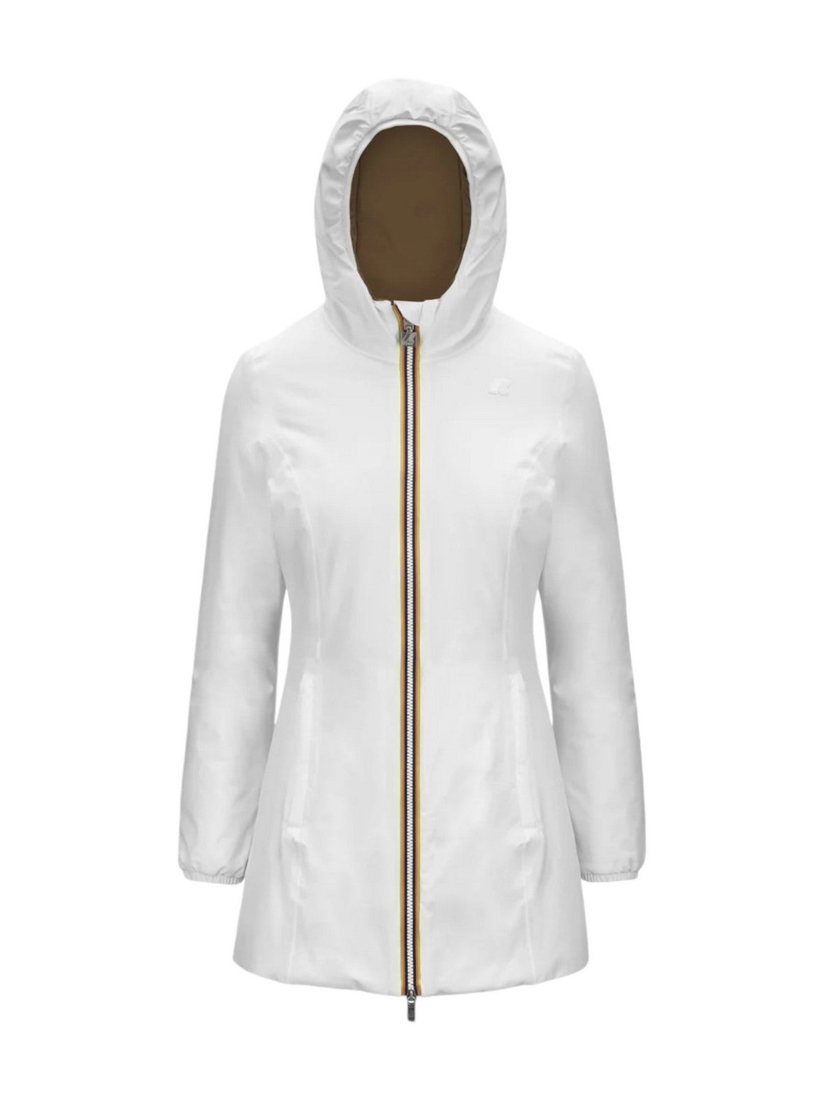 K-Way Damenjacke Denise St. warme doppelte K6128UW White Asi