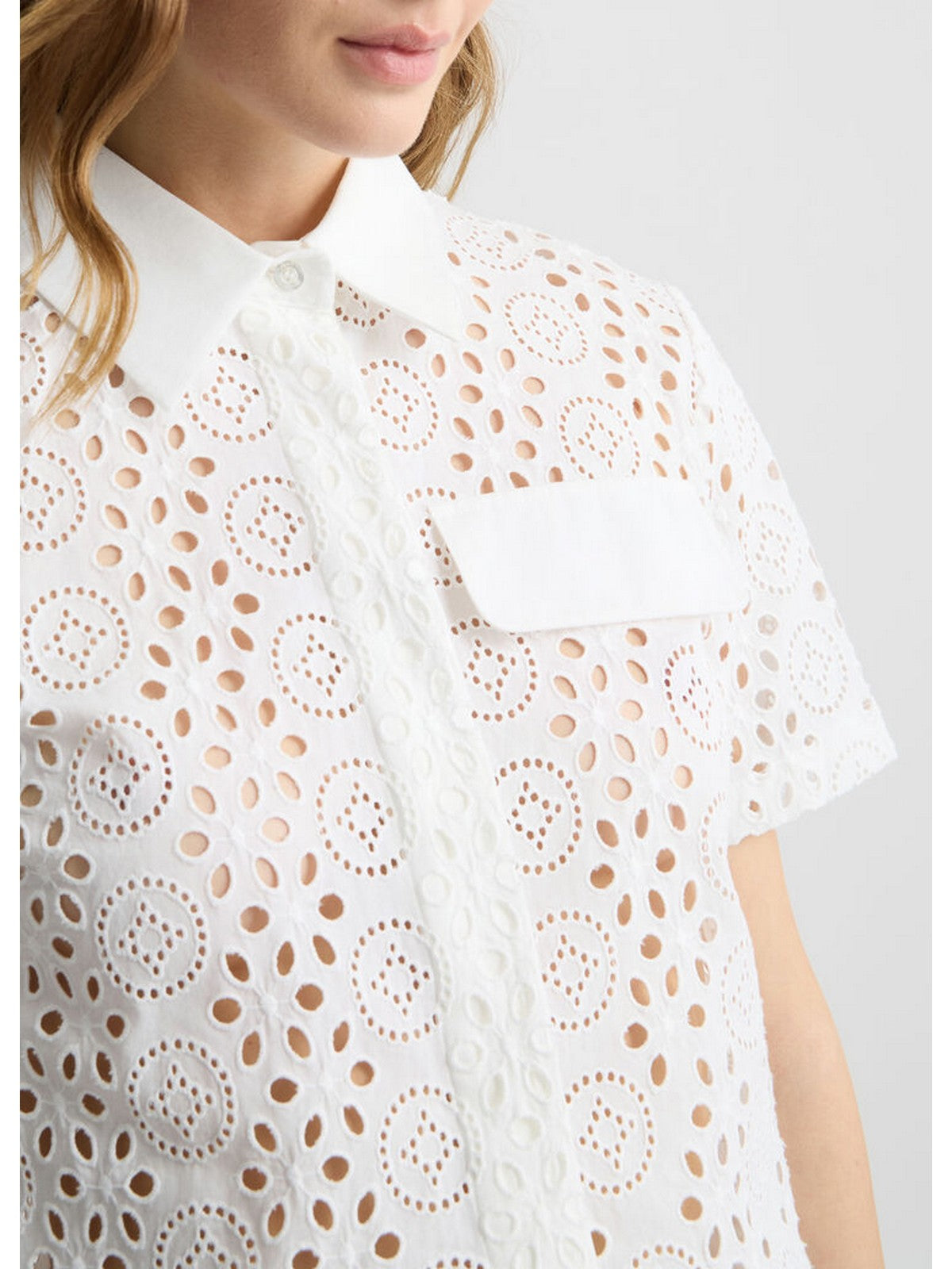 LIU JO WHITE Camicia Donna WA5283T2182 11111 Bianco gioboutiqueweb