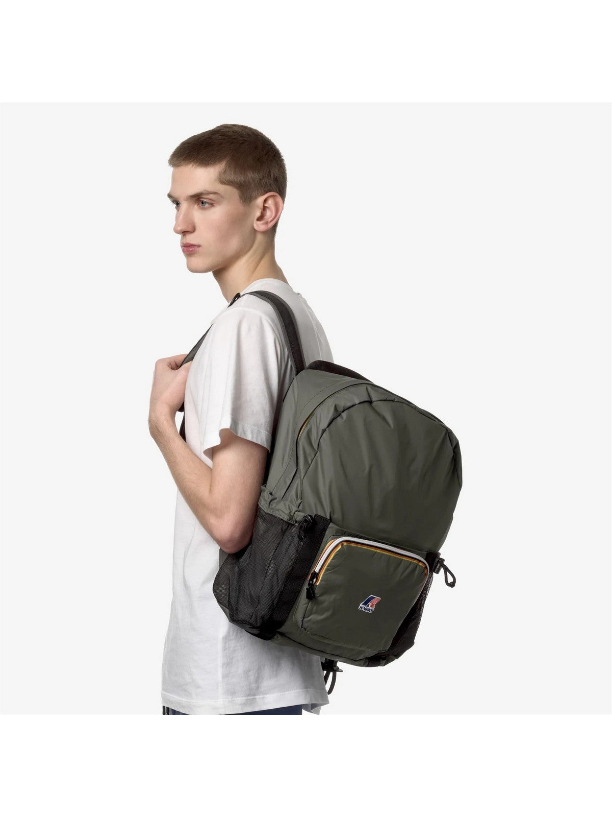 K-WAY Zaino Uomo K1128BW WMR Verde gioboutiqueweb