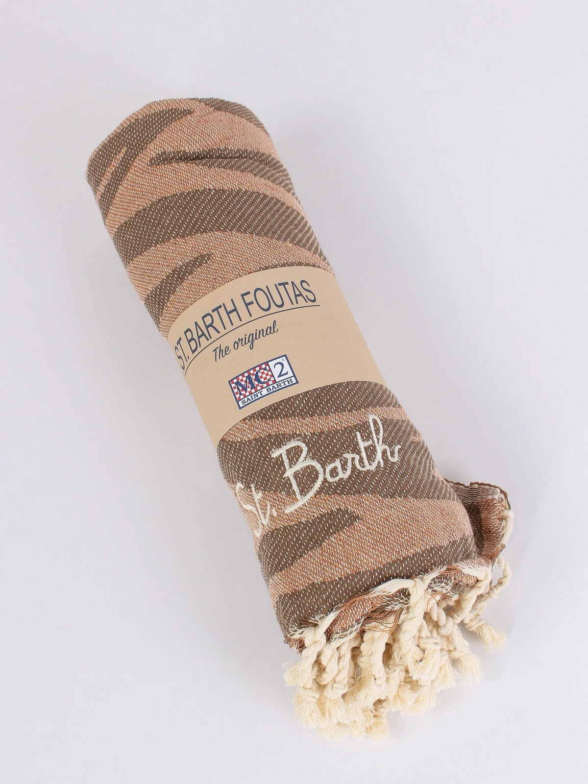 MC2 SAINT BARTH Telo mare Donna FOUTAS J N 02063H Marrone gioboutiqueweb