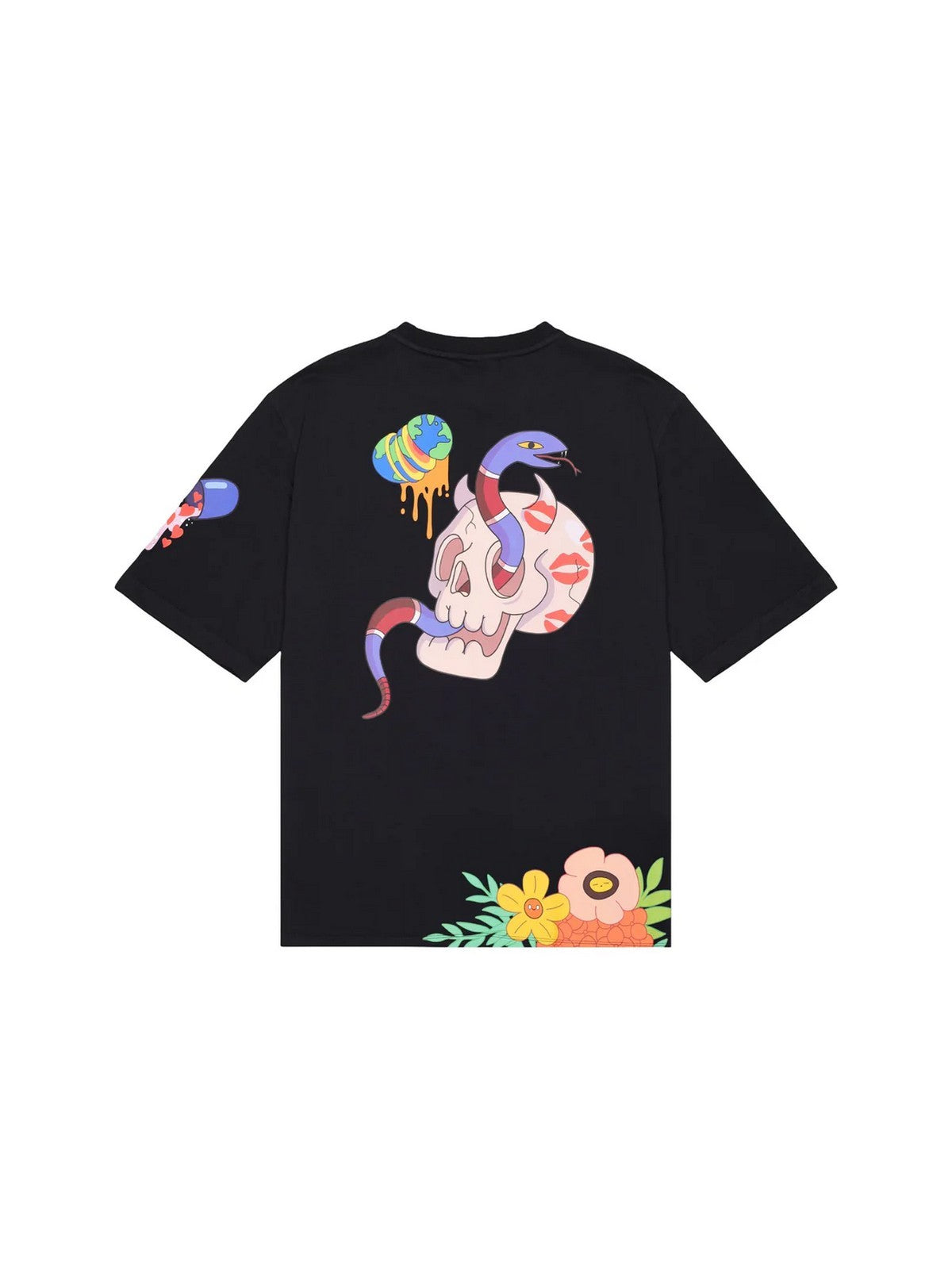 SPRAYGROUND T-shirt Uomo WTF SKULL VOER T-SHIRT SP861BLK BLACK