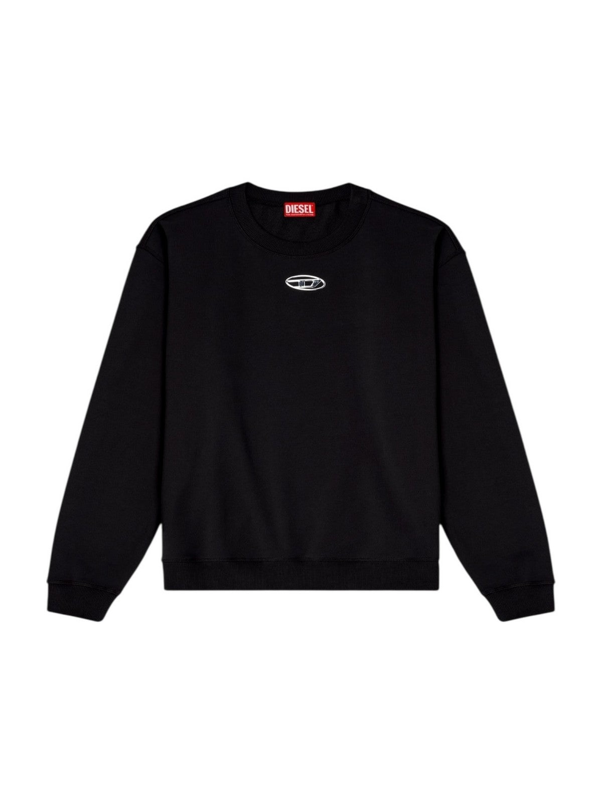 DIESEL Felpa Uomo S-NORM-IOD FELPA A20446 0BKBW 900 001 - BLACK