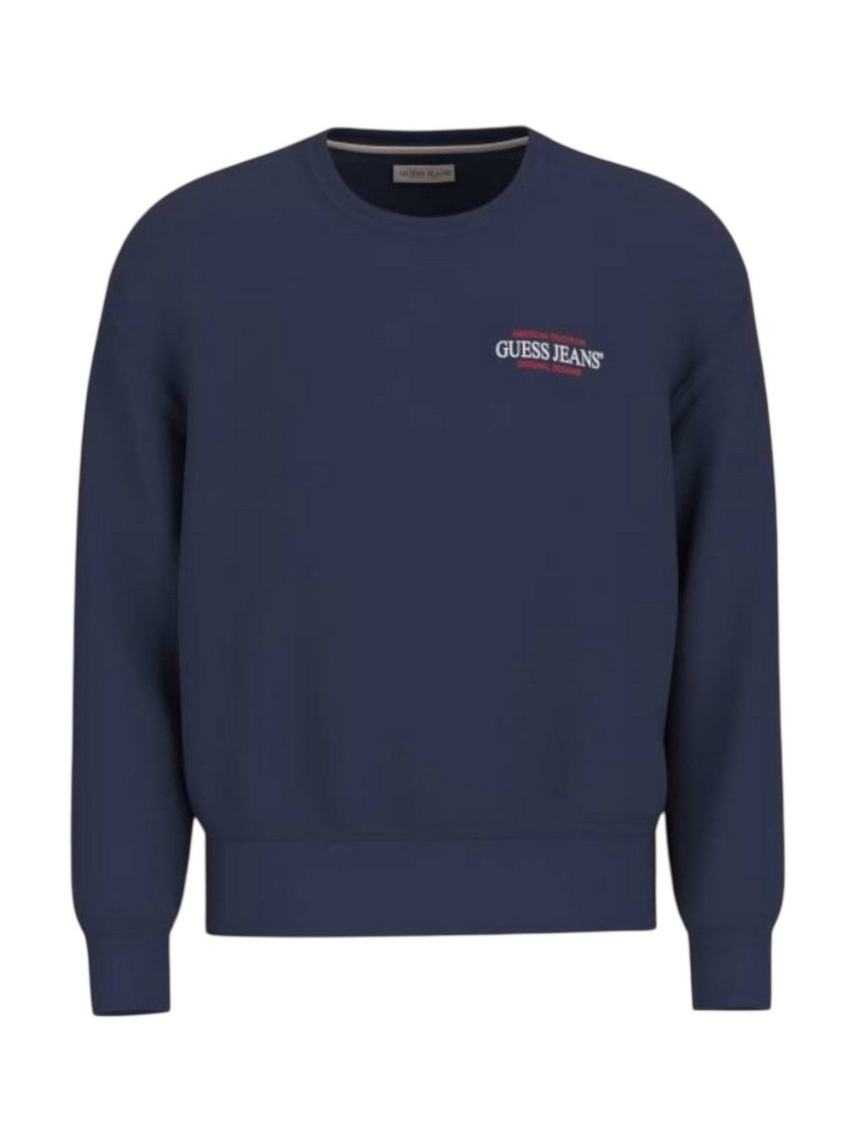 GUESS Felpa Uomo GJ CN REG AMERICAN TRAD SWEAT M4YQ17 K9V31 A71W DARING OCEAN