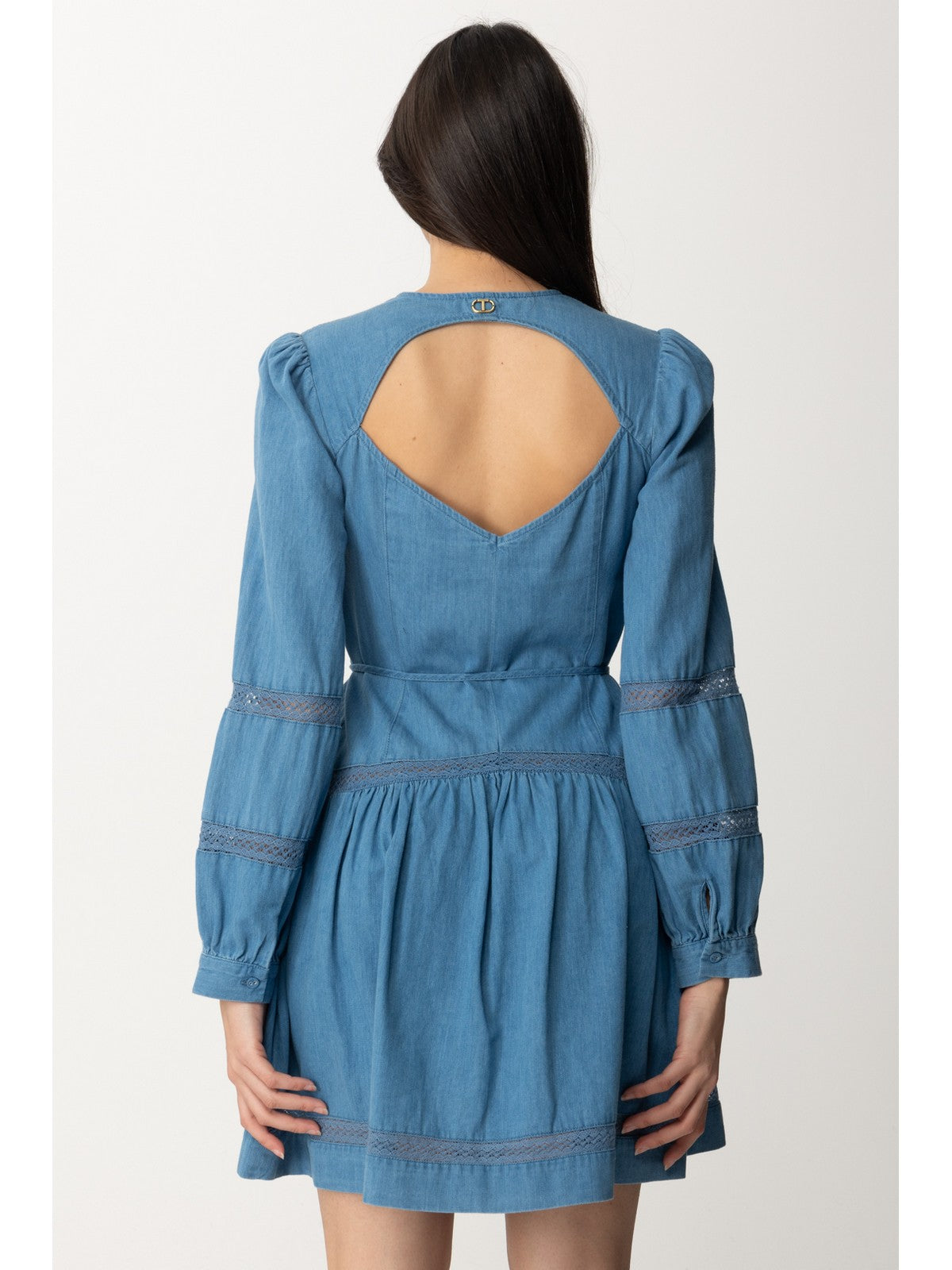 Twinset Frau Kleid 241TP2690 01611 Blau