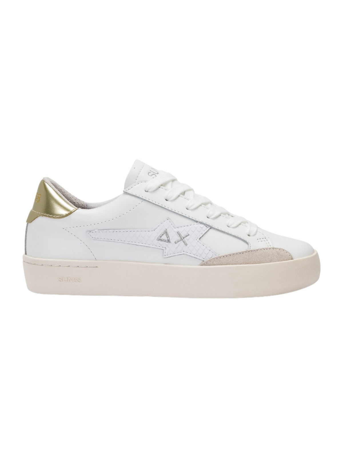 SUN68 Sneaker Donna Katy Leather Z34225 0143 Bianco gioboutiqueweb